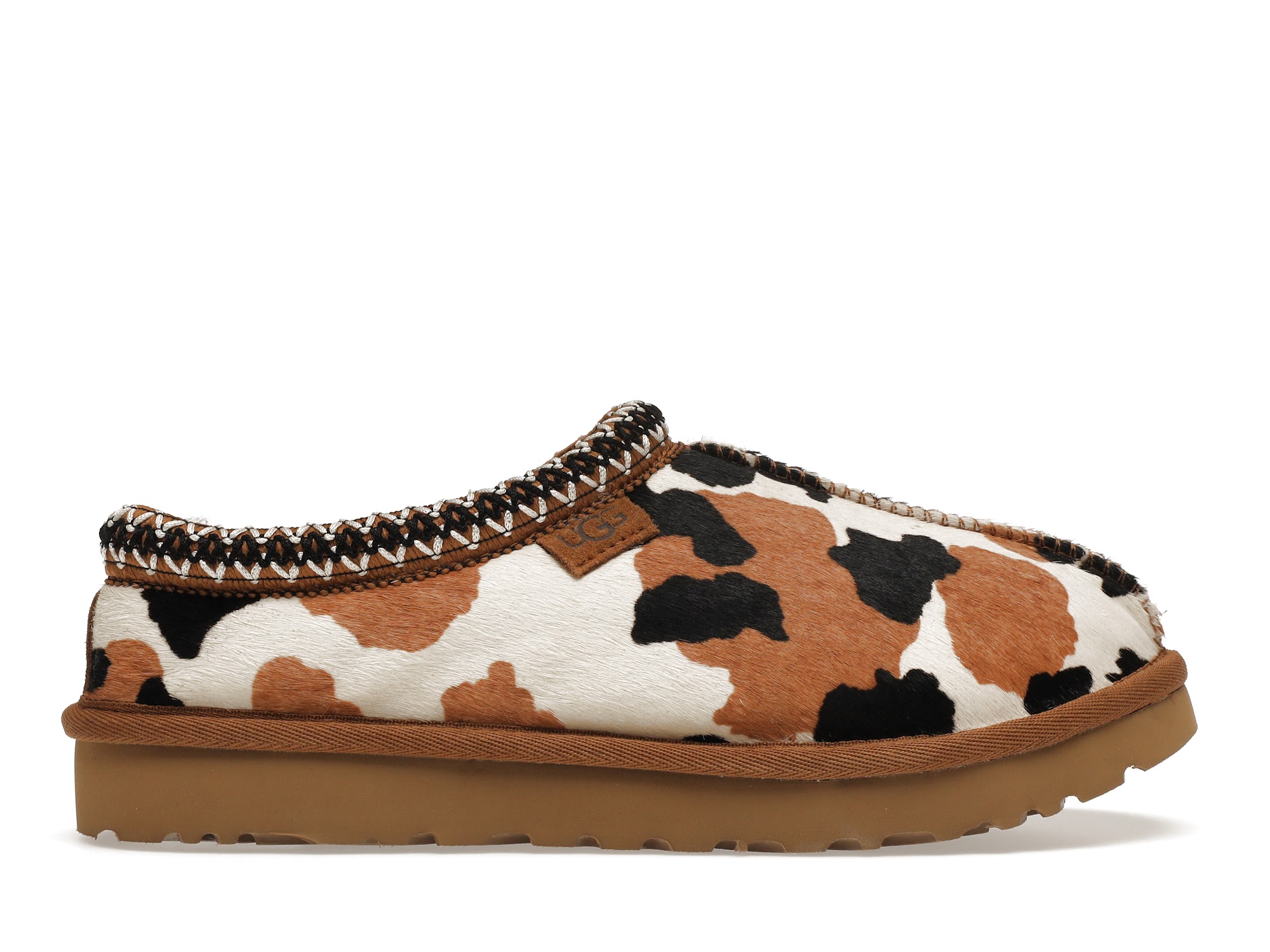 UGG Tasman Slipper Cow Print Chestnut (Women's) - vstockx