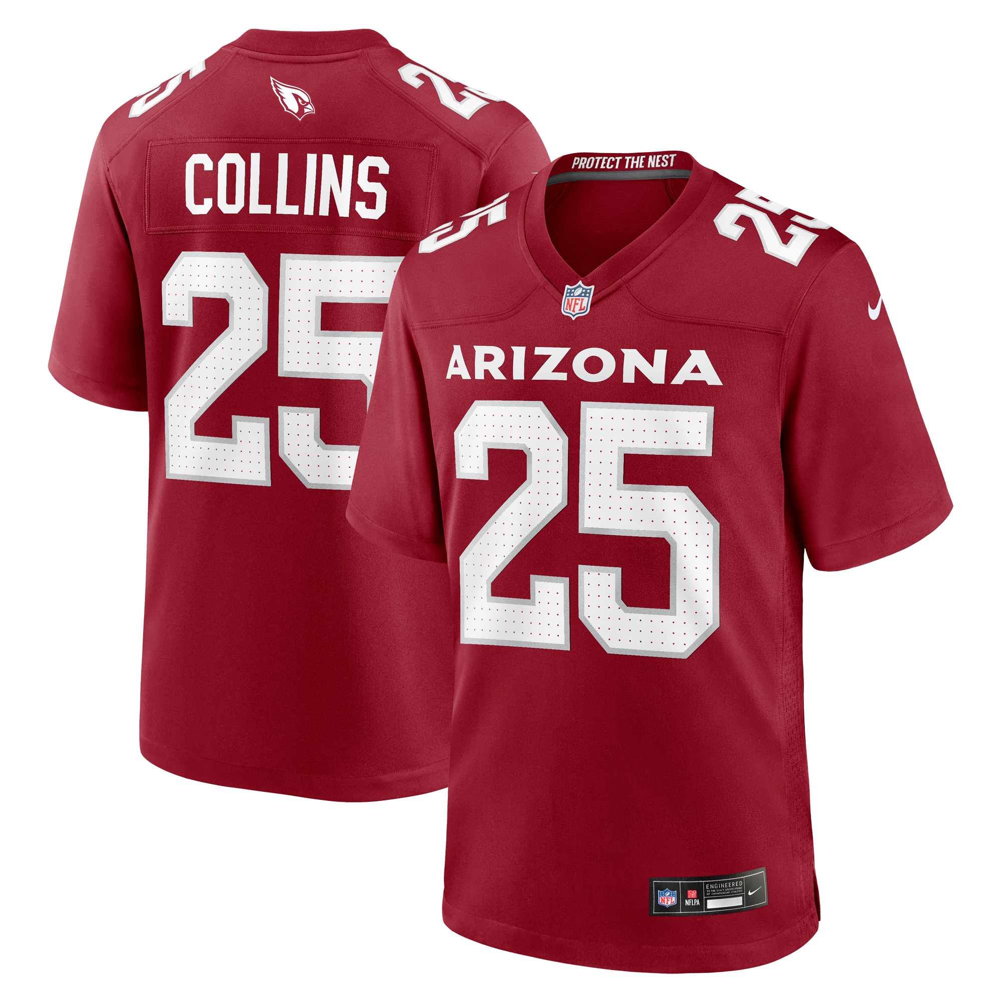 Zaven Collins Arizona Cardinals Nike Home Game Jersey - Cardinal - vstockx