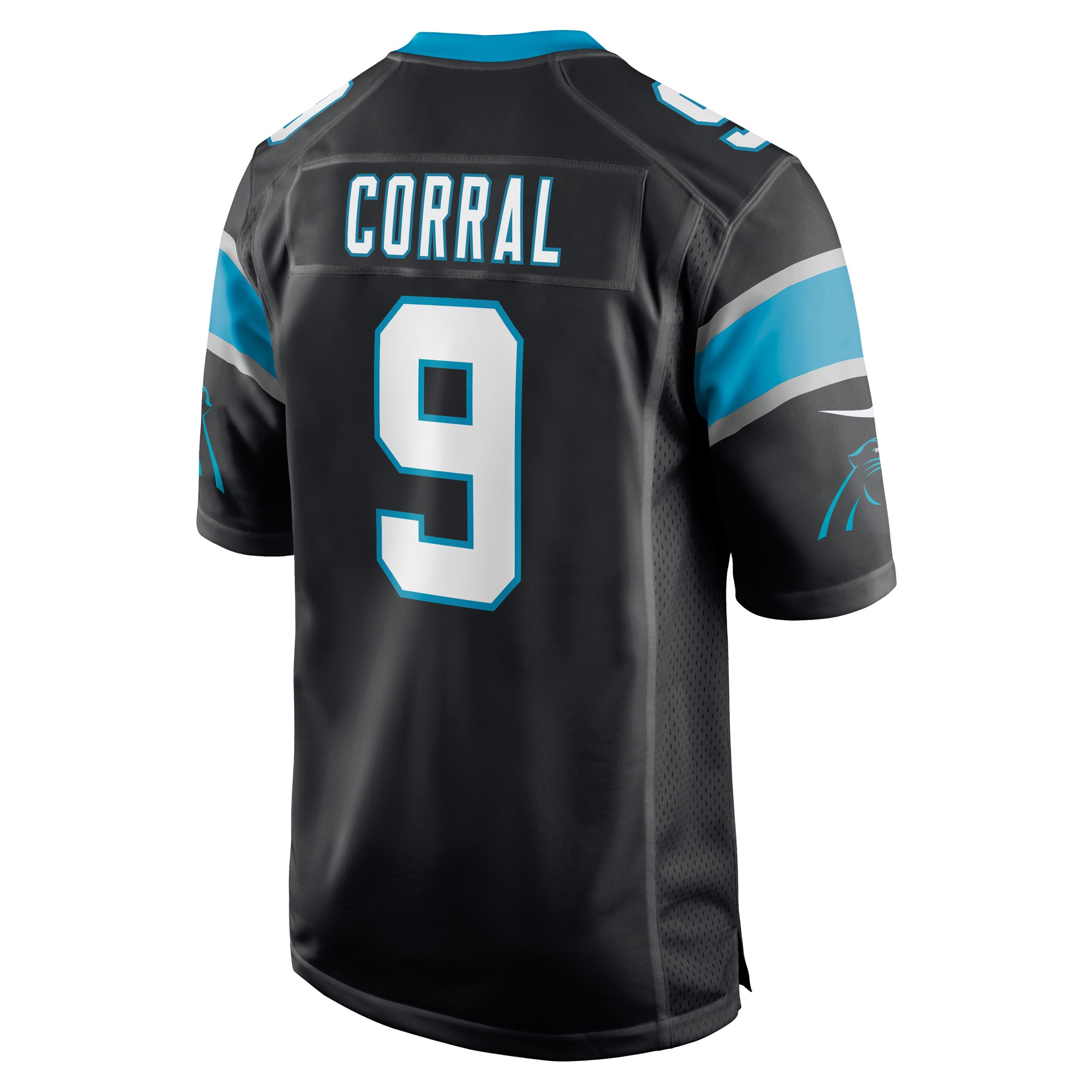 Matt Corral Carolina Panthers Nike Player Game Jersey - Black - vstockx