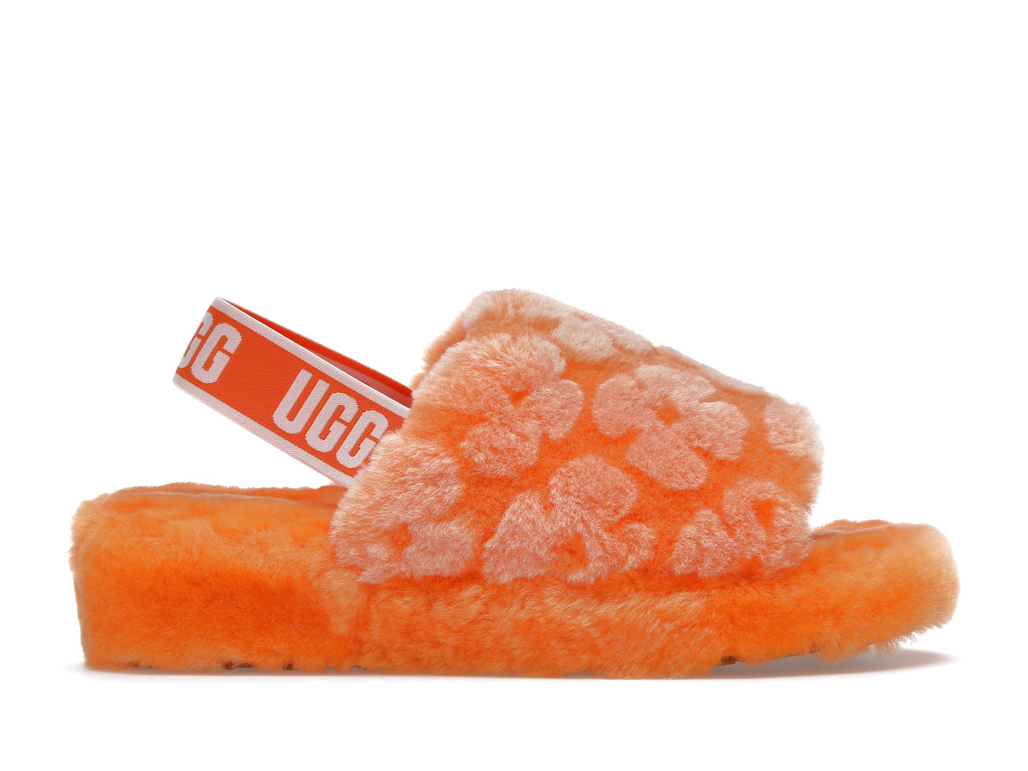 UGG Fluff Yeah Poppy Slide California Poppy (Women's) - vstockx