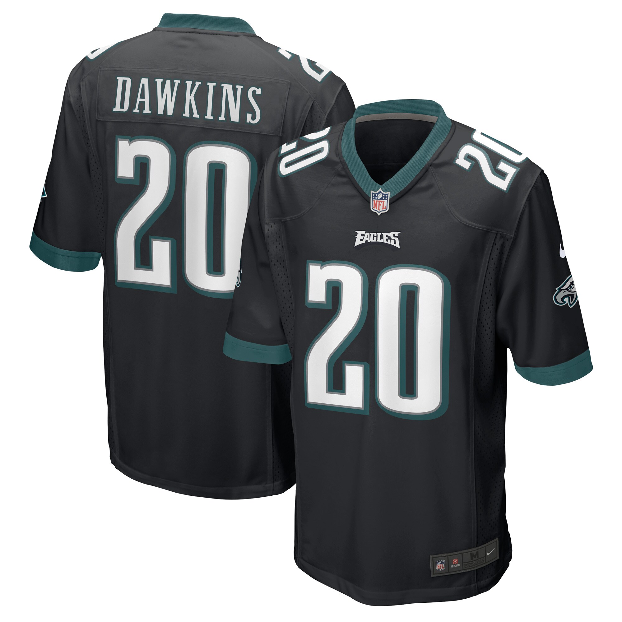 Brian Dawkins Philadelphia Eagles Nike Retired Player Jersey - Black - vstockx