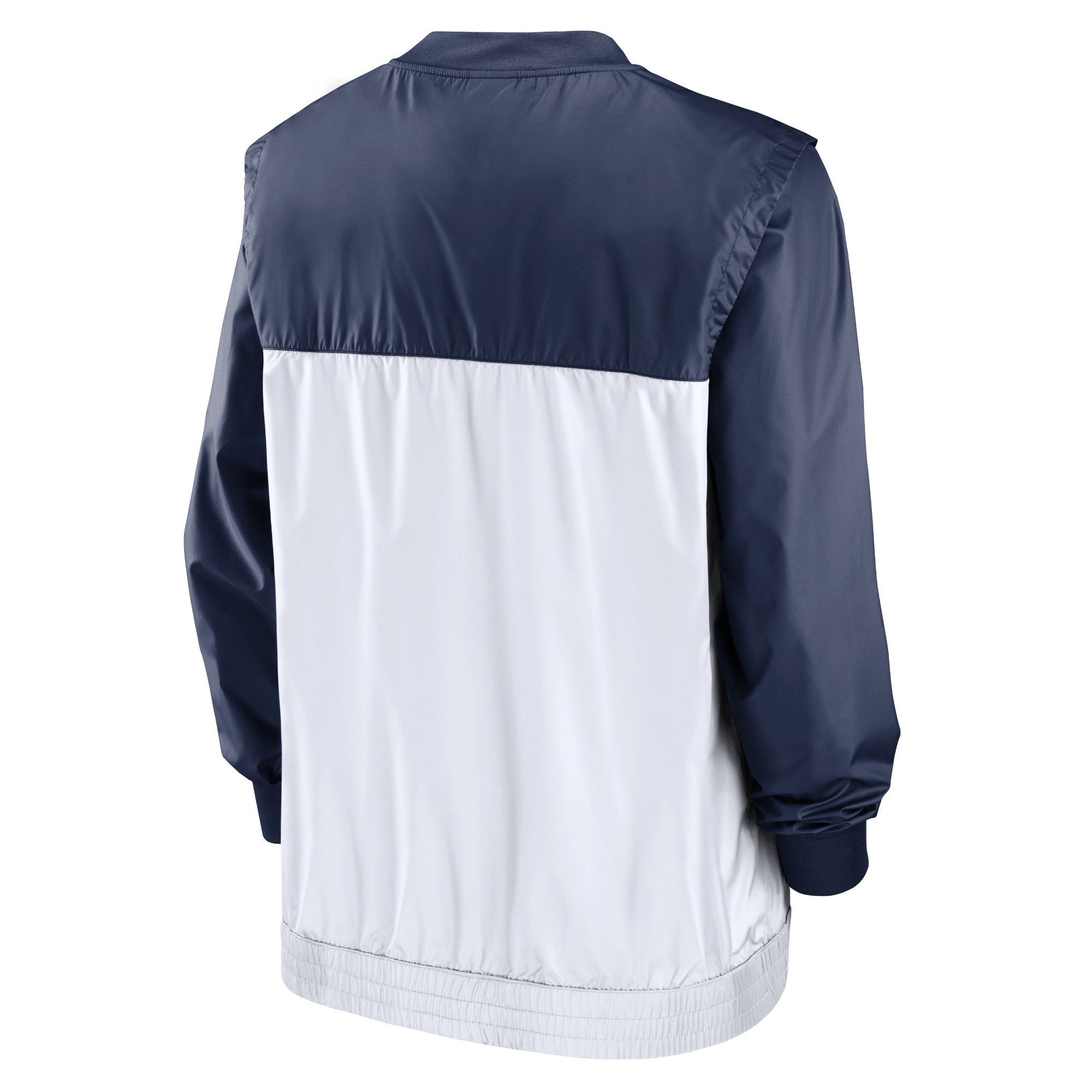Men's Nike Navy/White New York Yankees Cooperstown Collection V-Neck Pullover Windbreaker - vstockx