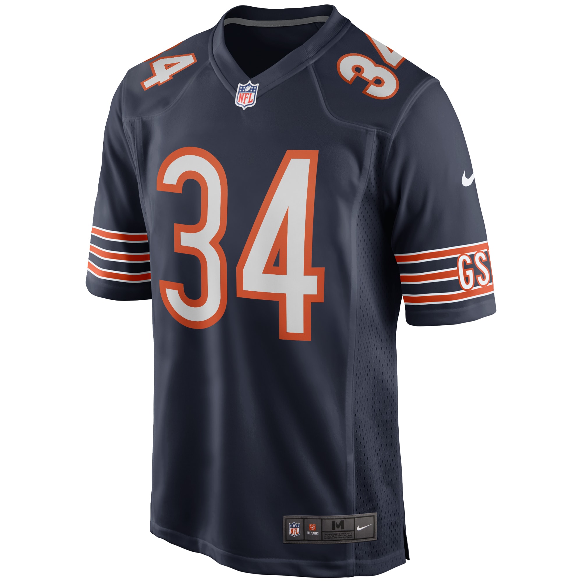 Walter Payton Chicago Bears Nike Game Retired Player Jersey - Navy - vstockx