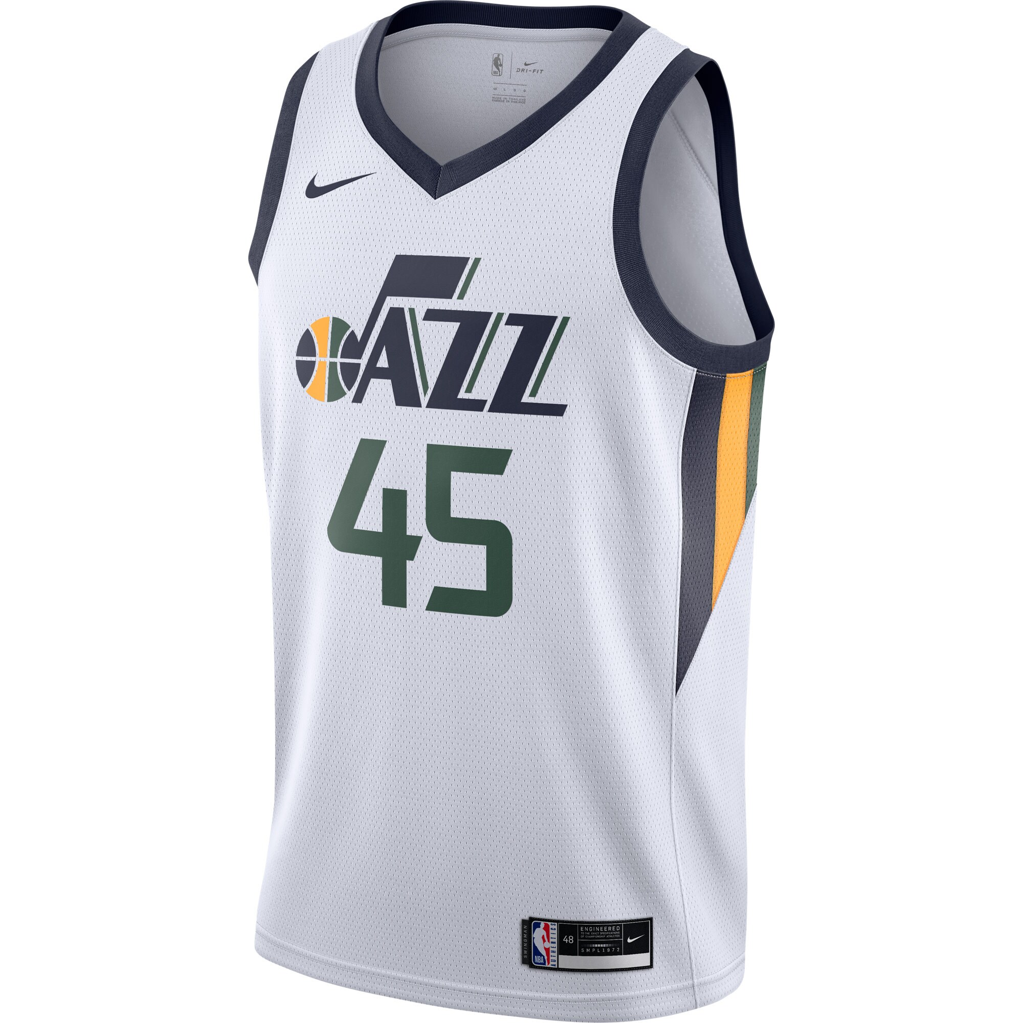 Donovan Mitchell Utah Jazz Nike 2020/21 Swingman Jersey - White - Association Edition - vstockx