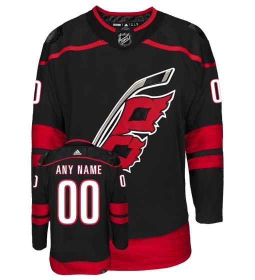 Customizable Carolina Hurricanes Adidas Primegreen Authentic NHL Hockey Jersey - vstockx