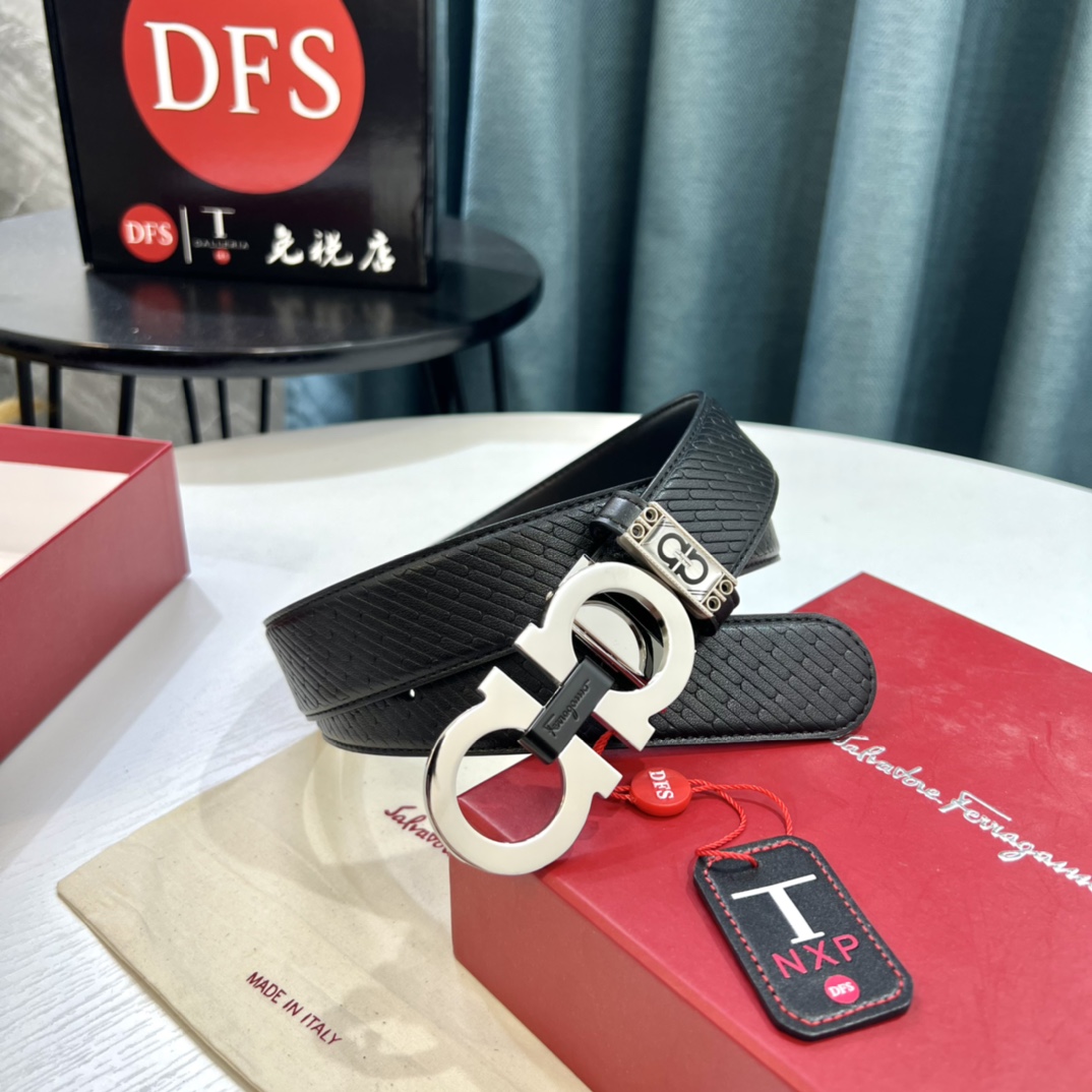 Streetwear Belt Ferragamo 319633 size:3.5cm - vstockx