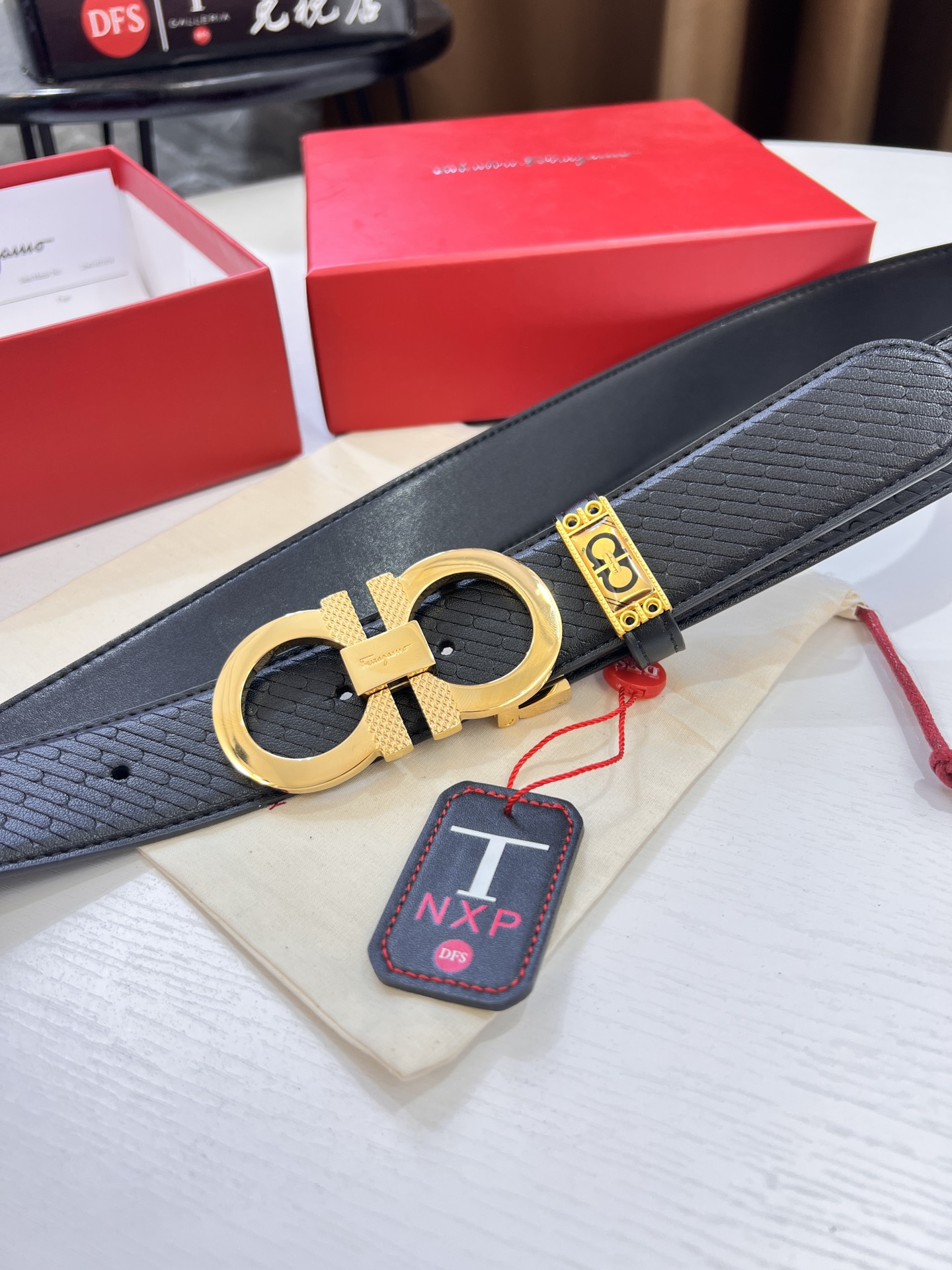 Streetwear Belt Ferragamo 319796 size:3.5cm - vstockx