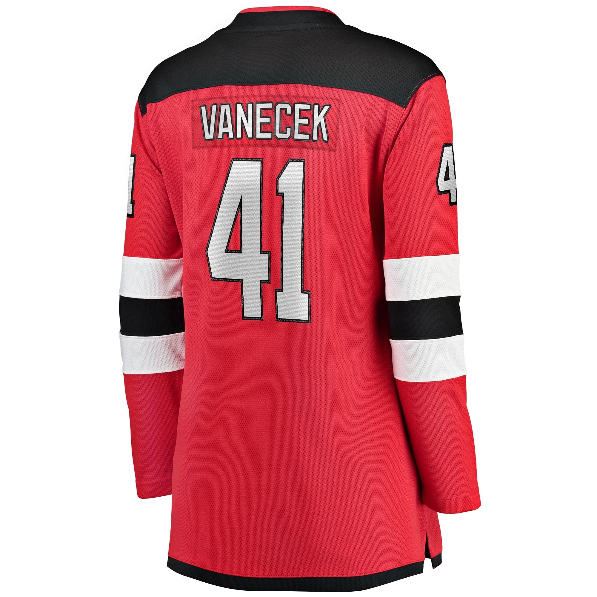 Women's Fanatics Branded Vitek Vanecek Red New Jersey Devils Home Breakaway Player Jersey - vstockx
