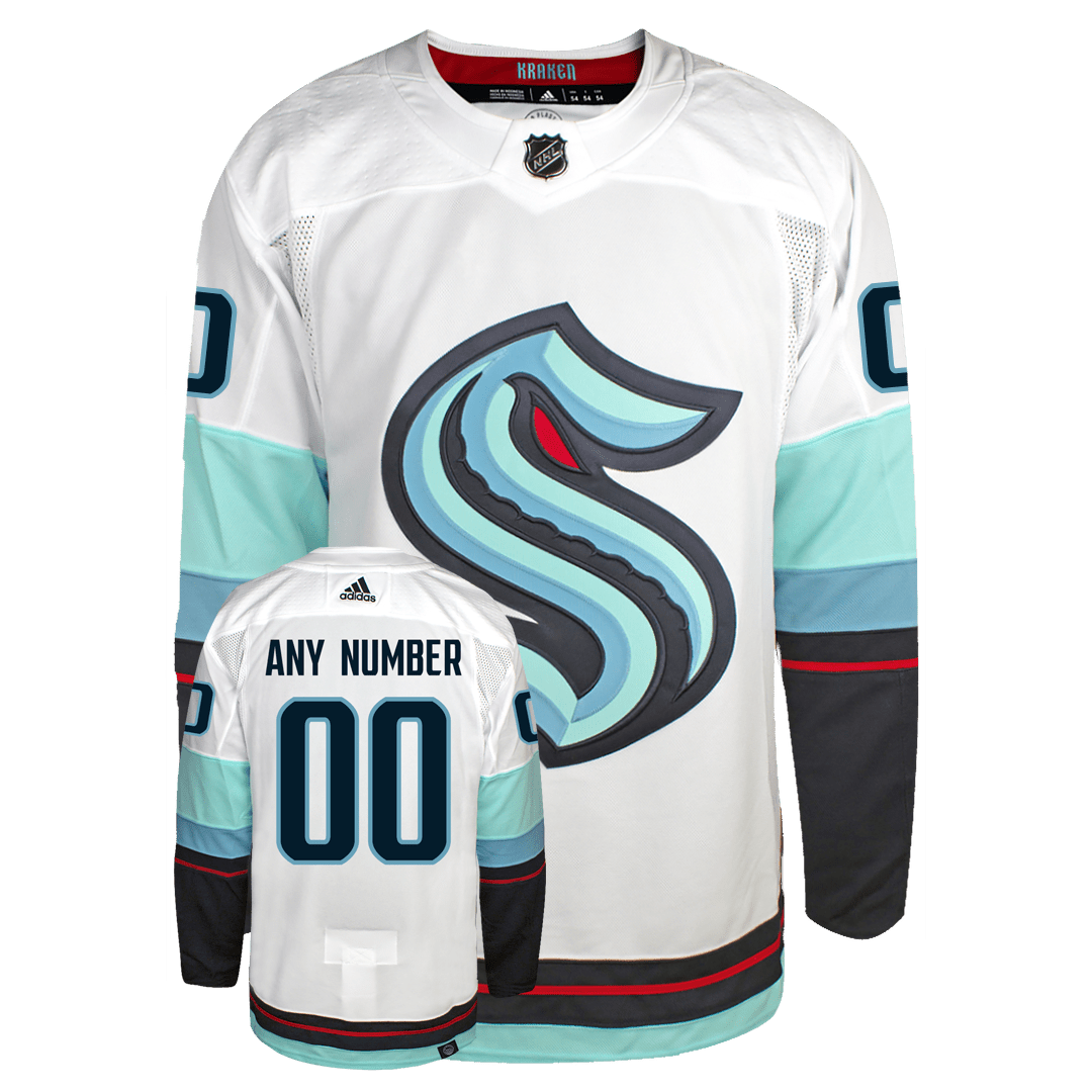 Customizable Seattle Kraken Adidas Primegreen Authentic NHL Hockey Jersey - vstockx