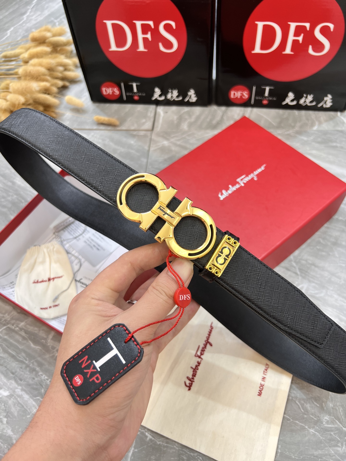 Streetwear Belt Ferragamo 319887 size:3.5cm - vstockx
