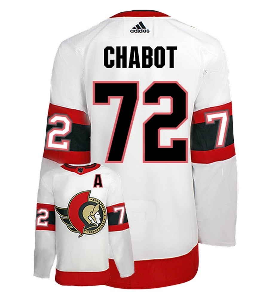 Thomas Chabot Ottawa Senators Adidas Primegreen Authentic NHL Hockey Jersey - vstockx