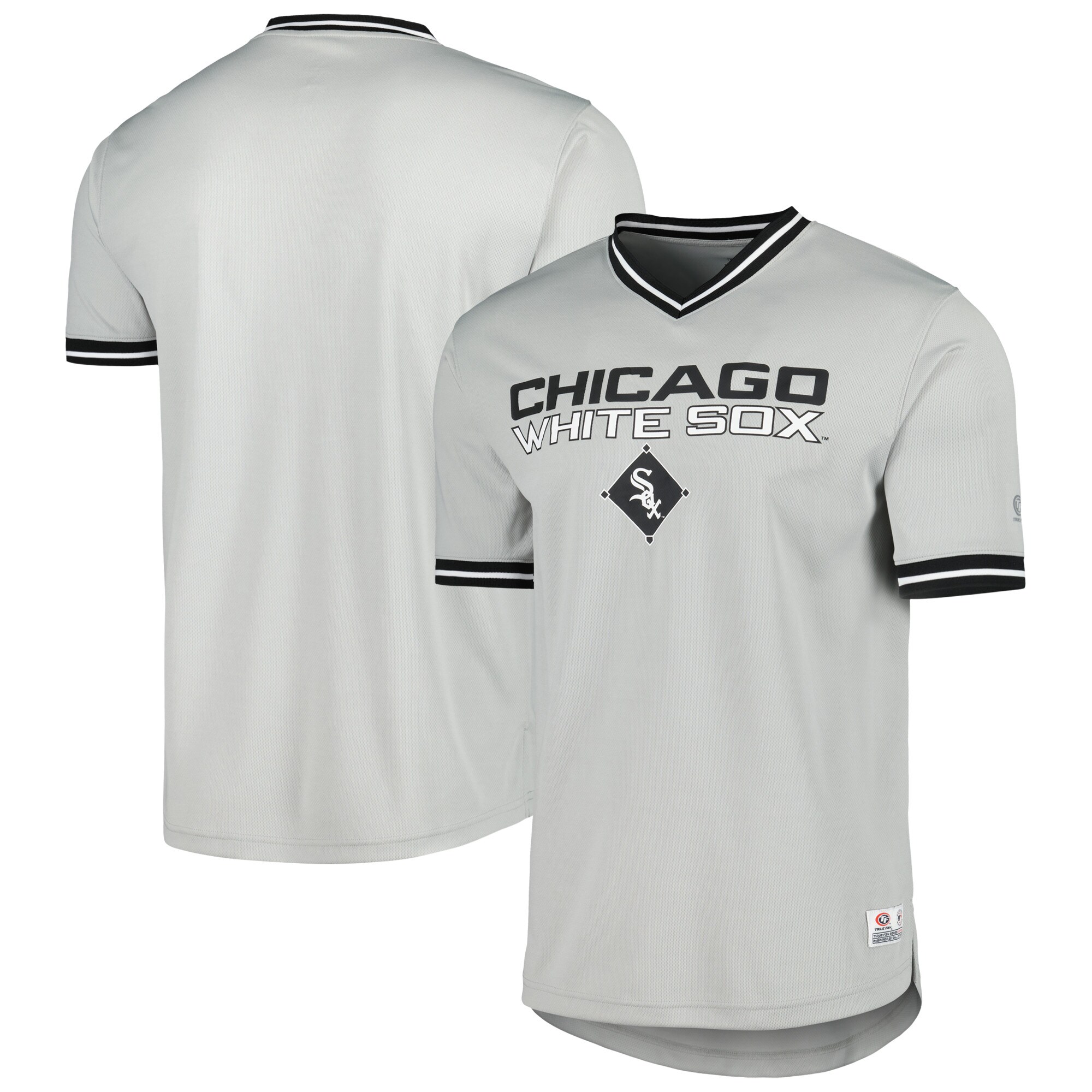 Chicago White Sox V-Neck Jersey - Gray - vstockx