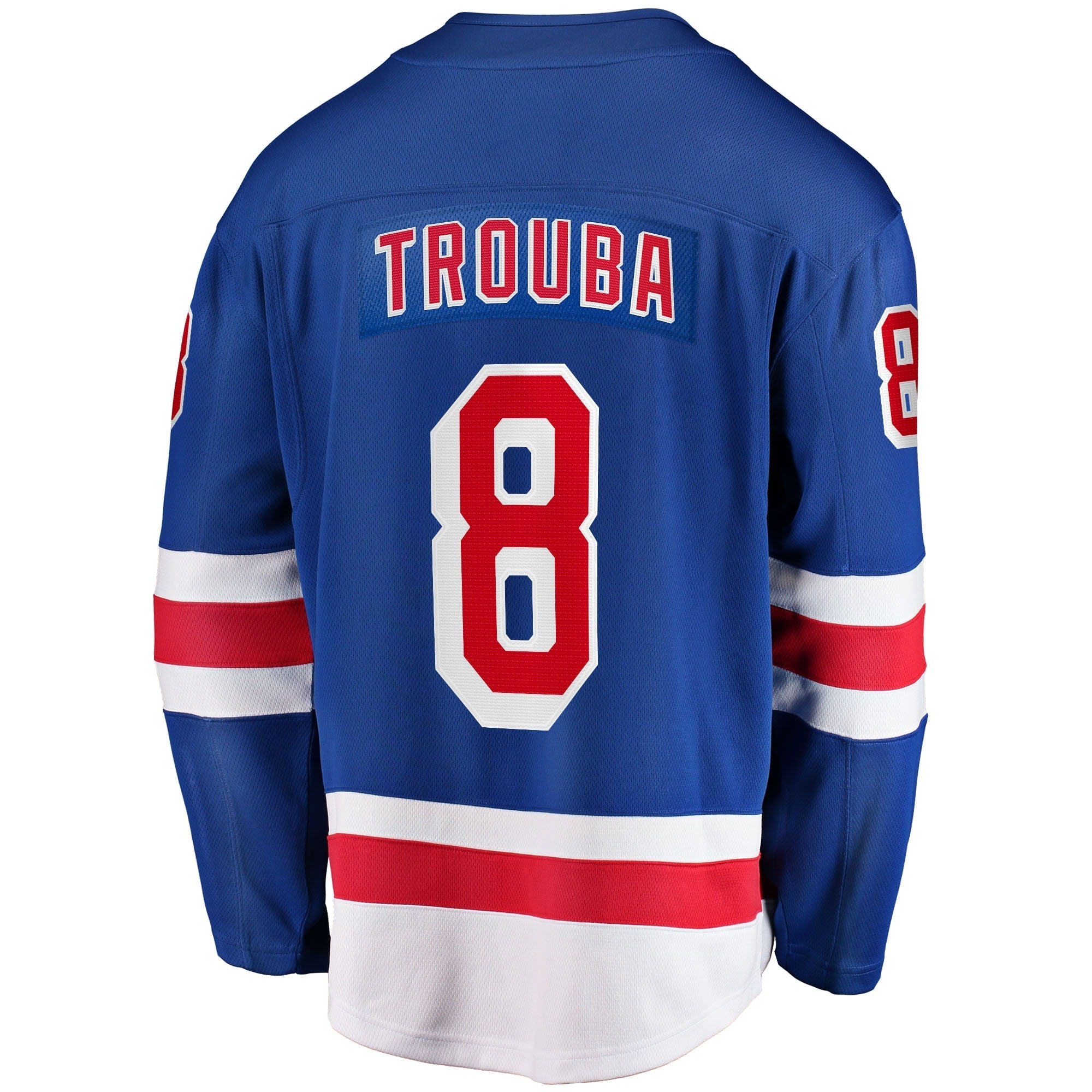Men's Fanatics Branded Jacob Trouba Blue New York Rangers Home Breakaway Jersey - vstockx