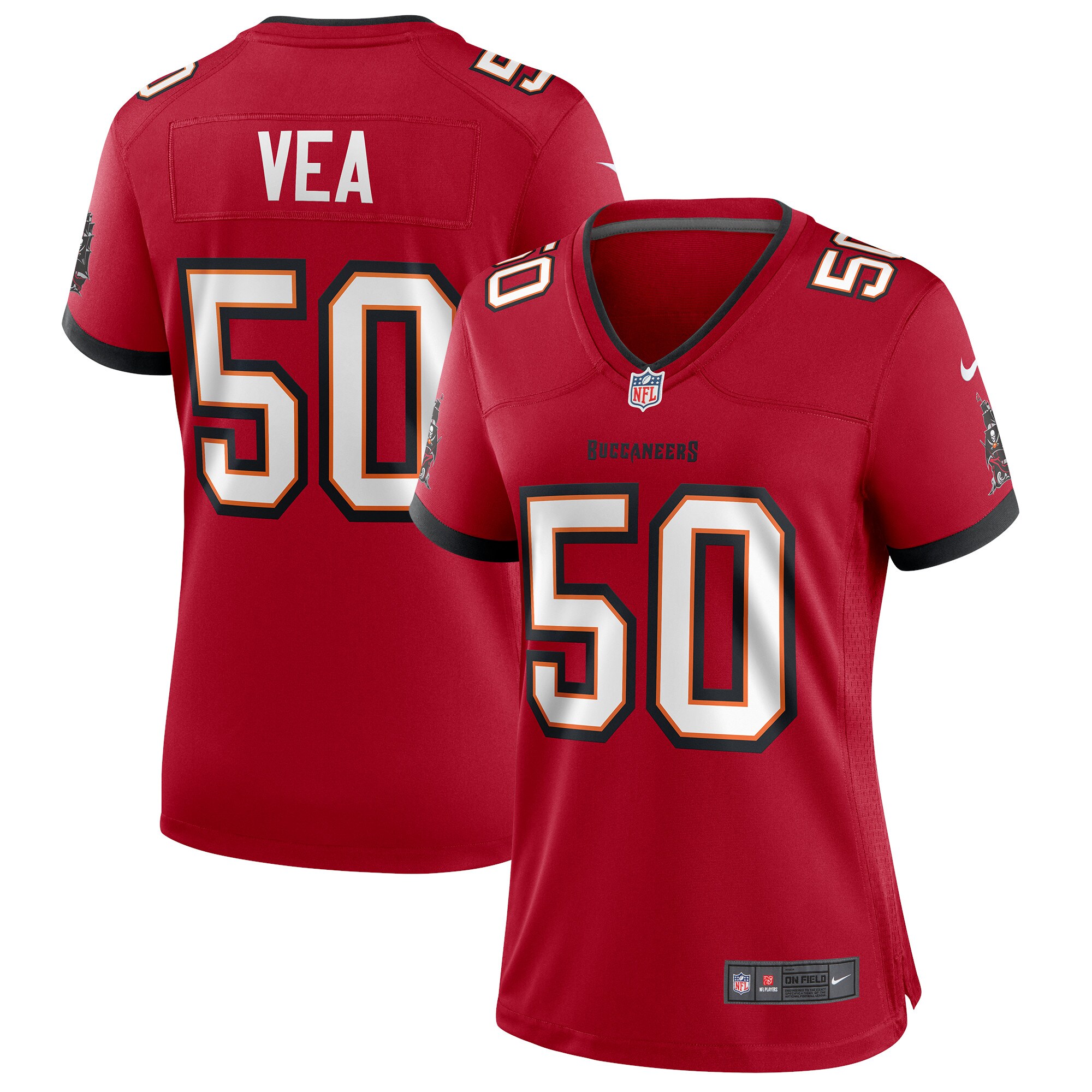 Vita Vea Tampa Bay Buccaneers Nike Women's Game Jersey - Red - vstockx