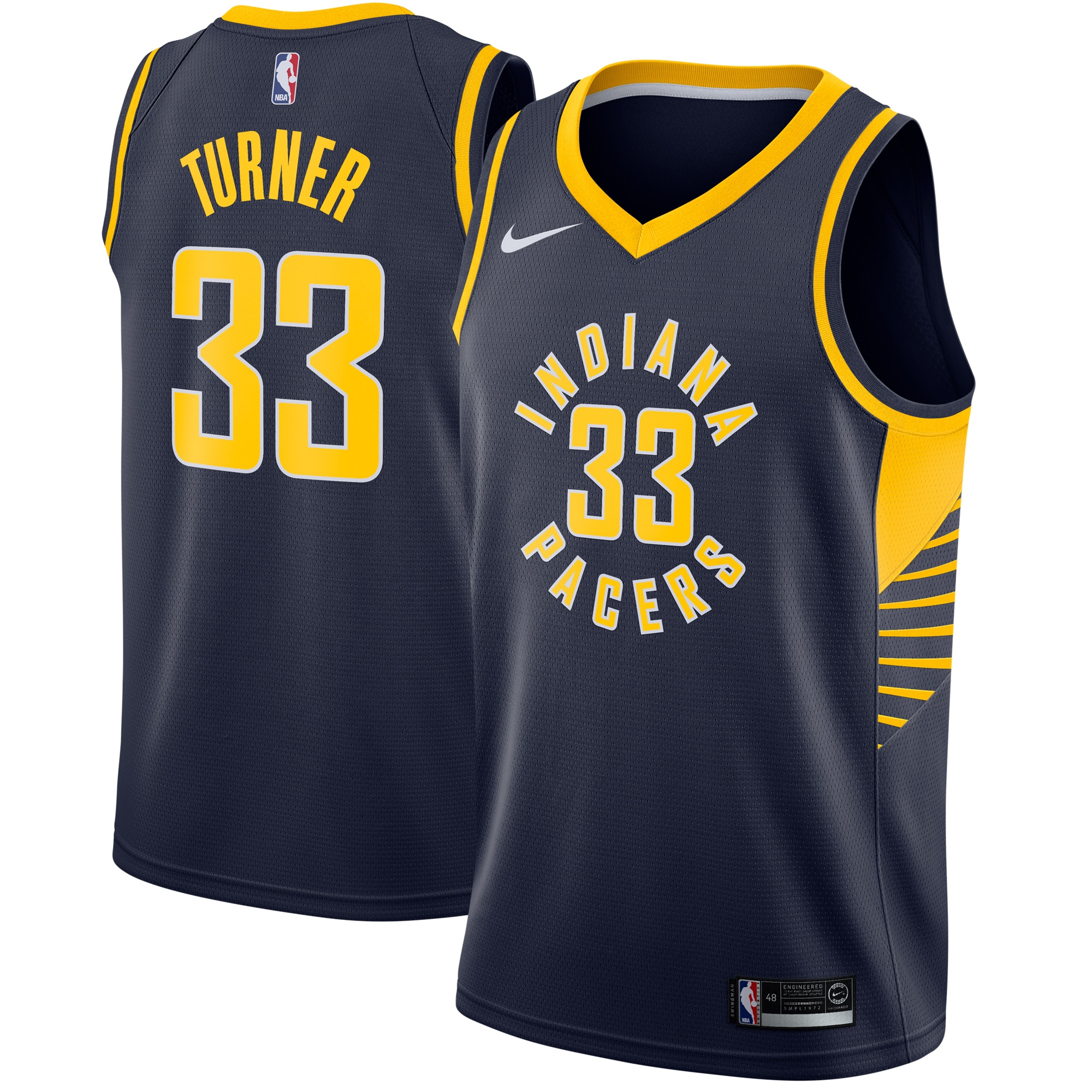 Myles Turner Indiana Pacers Nike Swingman Jersey Navy - Icon Edition - vstockx