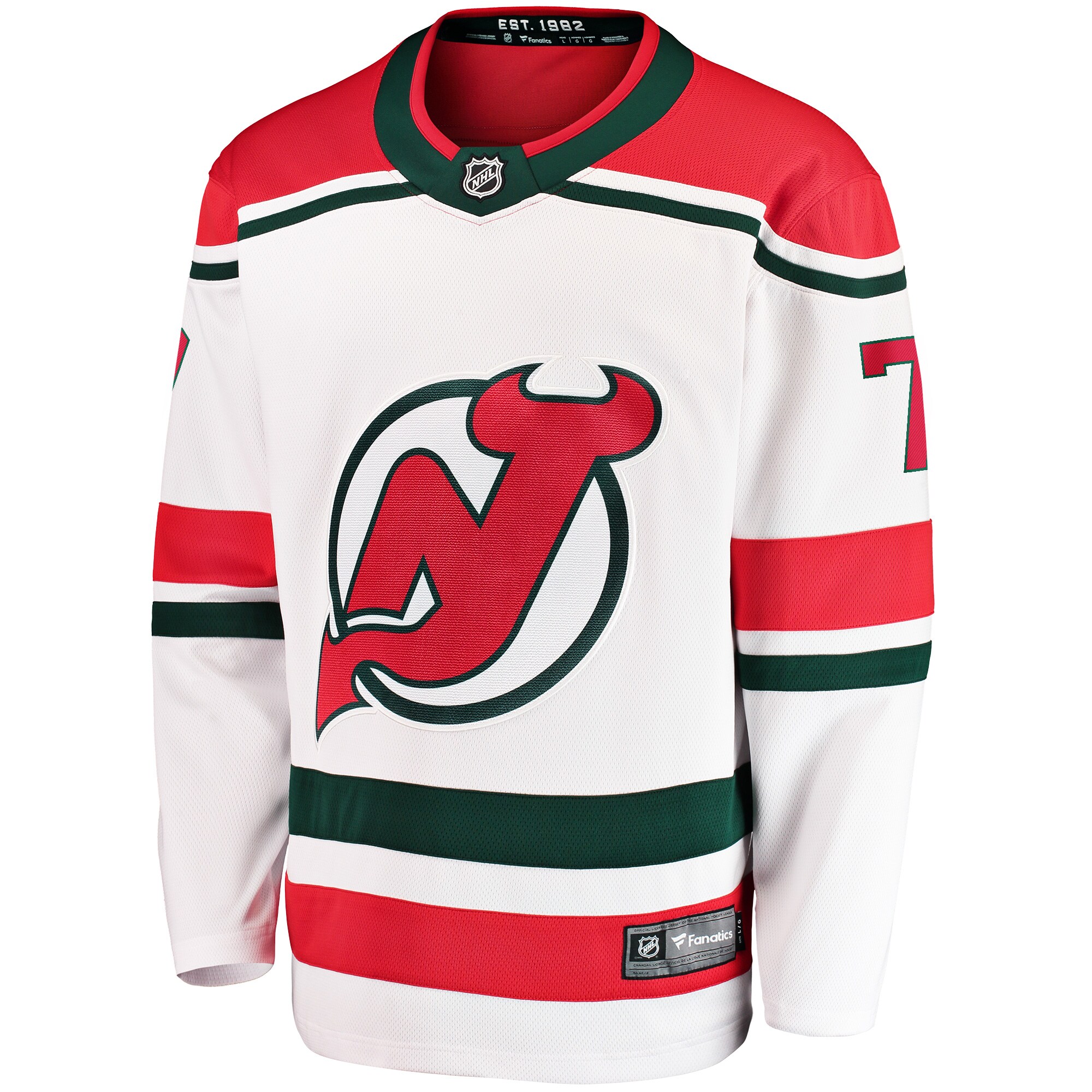 Dougie Hamilton New Jersey Devils Fanatics Branded 2022/23 Heritage Premier Breakaway Jersey - White - vstockx