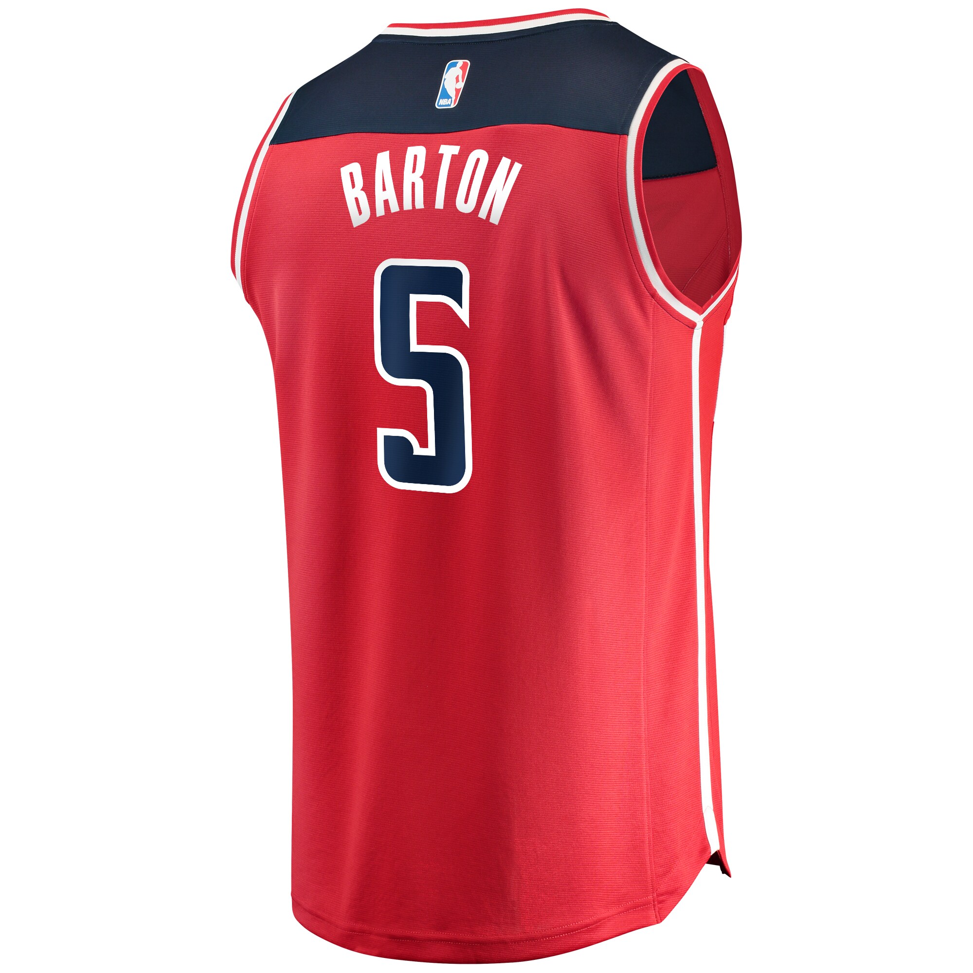 Will Barton Washington Wizards Fanatics Branded Fast Break Replica Jersey - Icon Edition - Red - vstockx