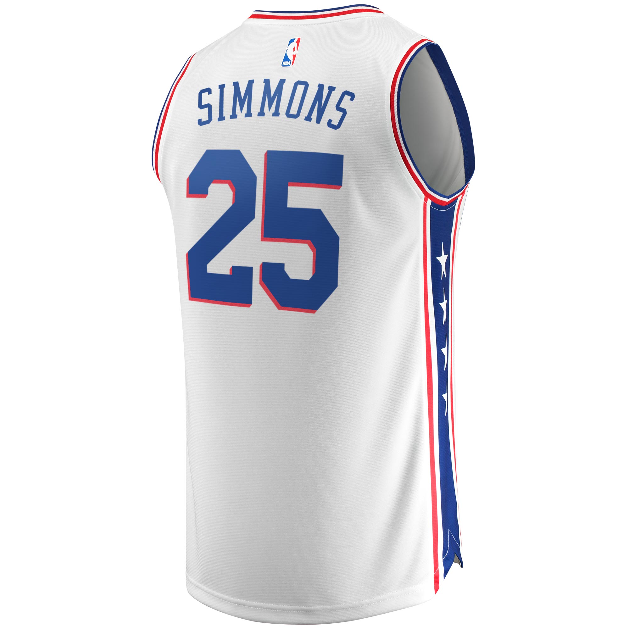 Ben Simmons Philadelphia 76ers Fanatics Branded Youth Fast Break Replica Jersey White - Association Edition - vstockx