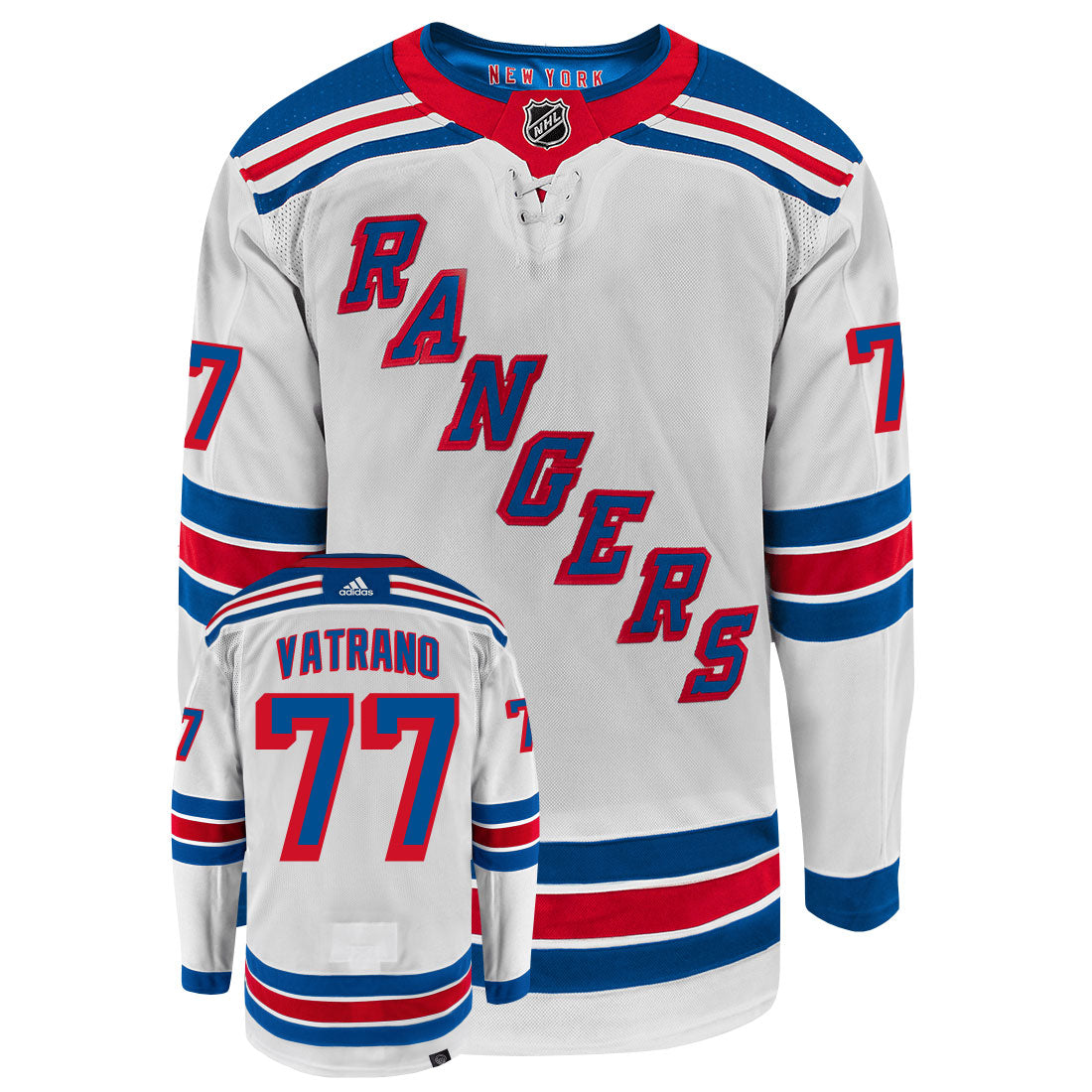 Frank Vatrano New York Rangers Adidas Primegreen Authentic NHL Hockey Jersey - vstockx