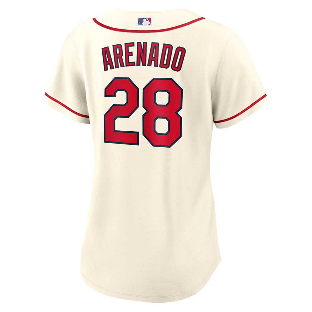Women's St. Louis Cardinals Nolan Arenado Alternate Player Jersey - Cream - vstockx