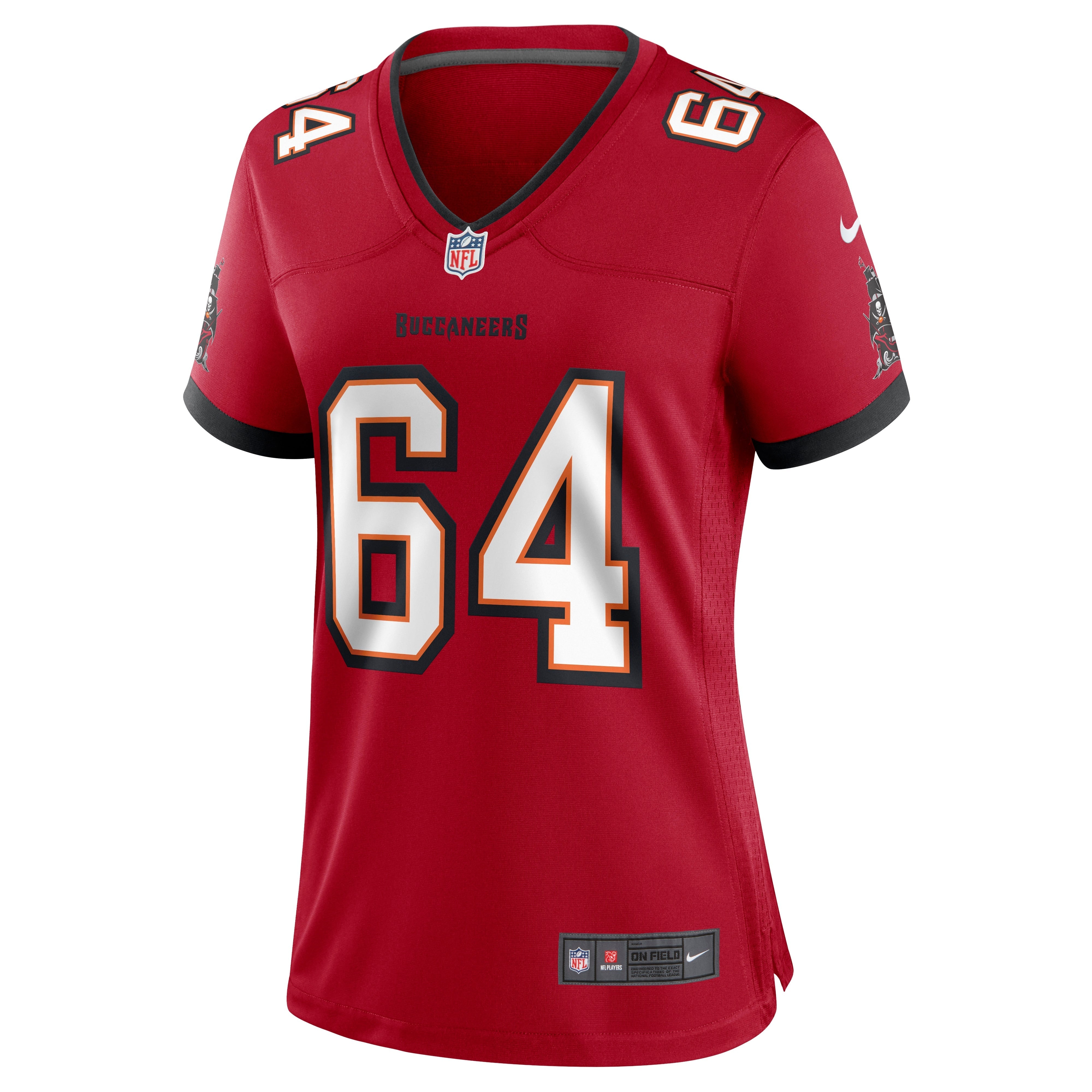 Women's Nike Aaron Stinnie Red Tampa Bay Buccaneers Game Jersey - vstockx