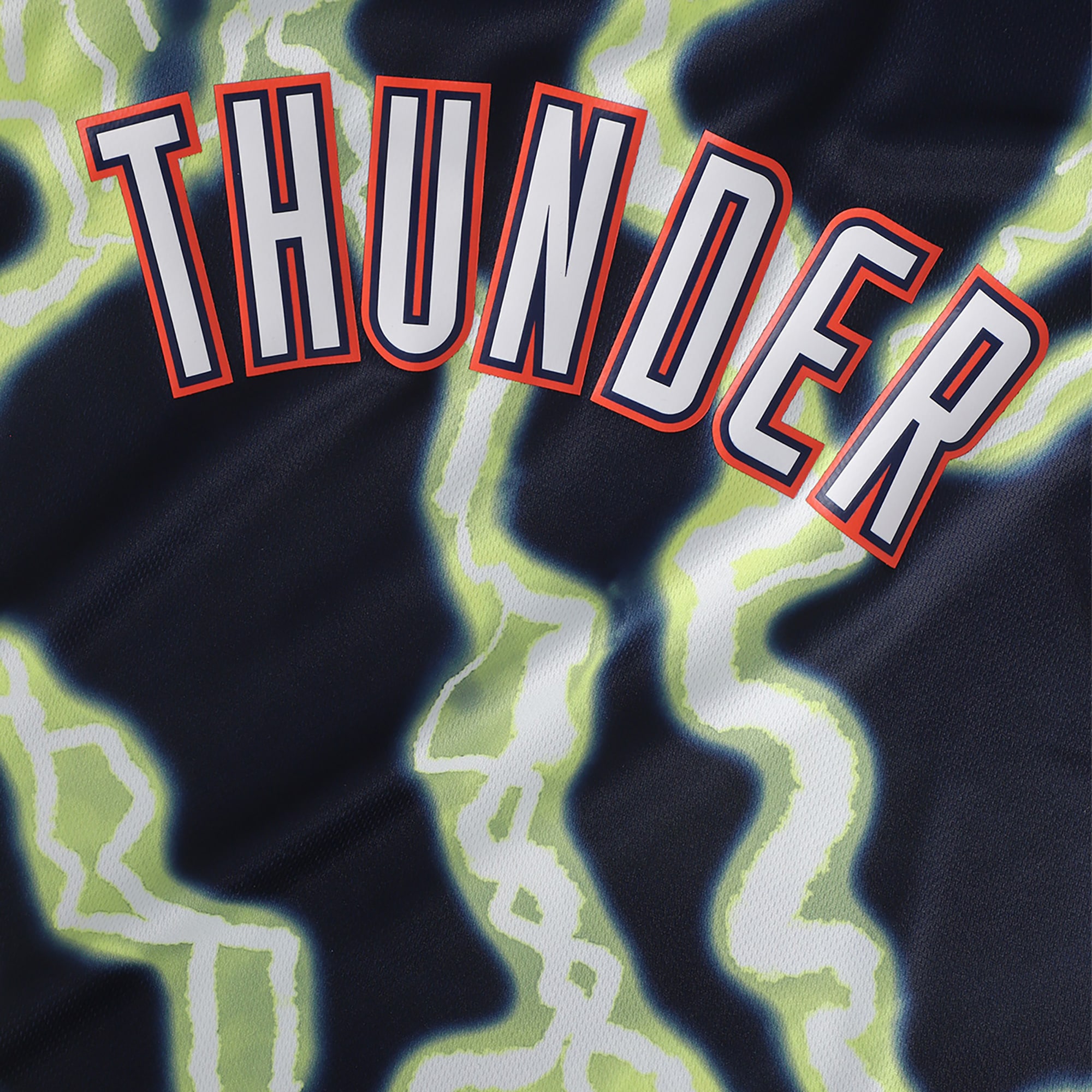 Oklahoma City Thunder NBA & KidSuper Studios by Fanatics Unisex Hometown Jersey - Black - vstockx