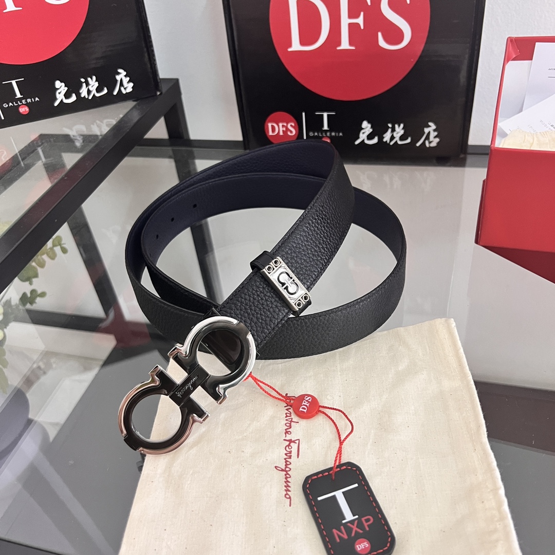 Streetwear Belt Ferragamo 320265 size:3.5cm - vstockx