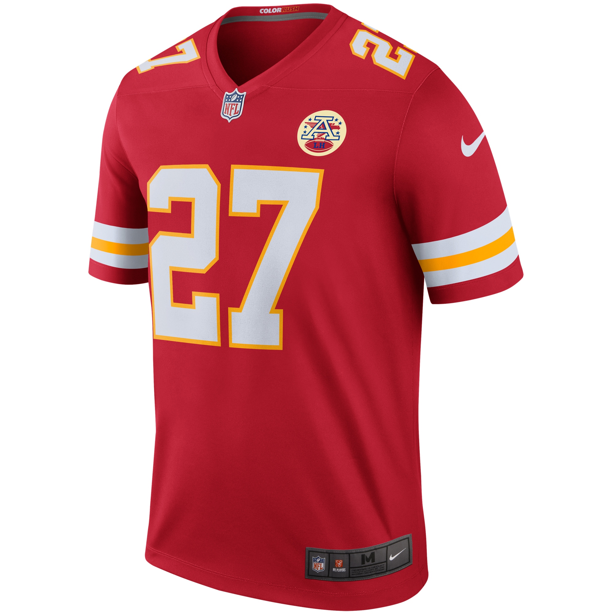 Kareem Hunt Kansas City Chiefs Nike Color Rush Legend Player Jersey - Red - vstockx
