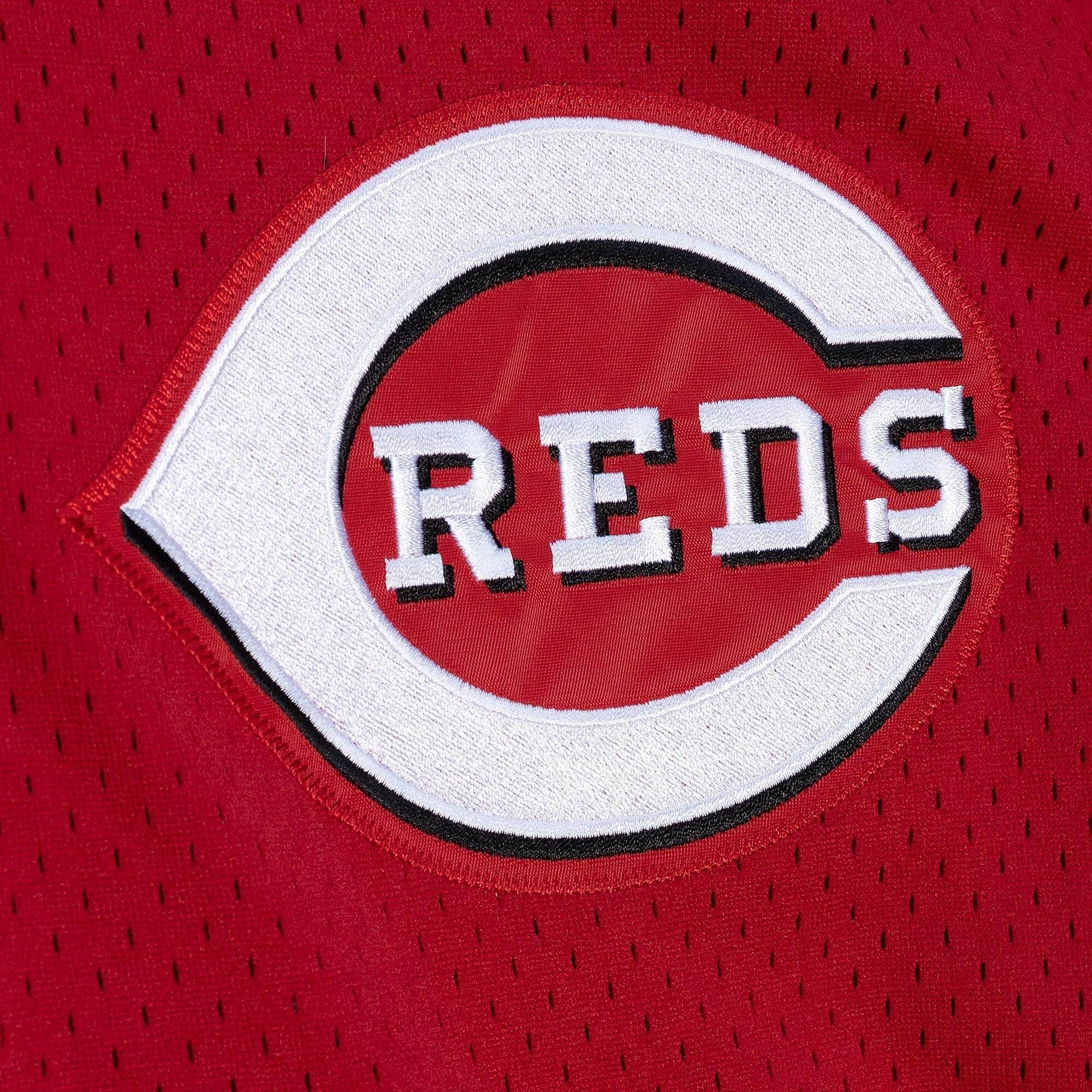 Authentic Barry Larkin Cincinnati Reds 2000 Button Front Jersey - vstockx