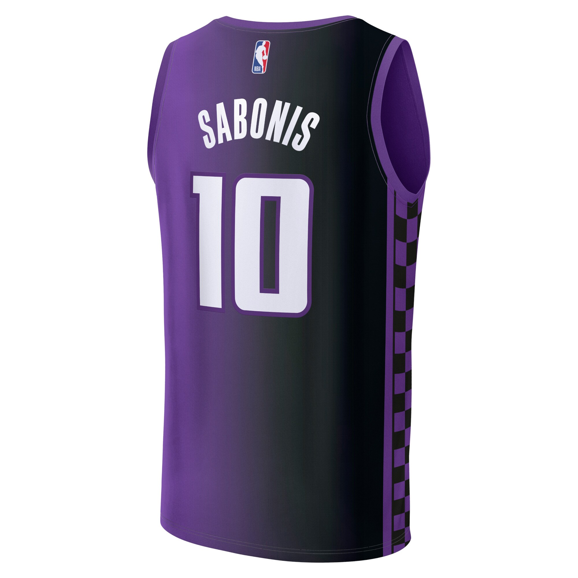 Domantas Sabonis Sacramento Kings Fanatics Branded 2023/24 Fast Break Replica Jersey - Statement Edition - Purple - vstockx