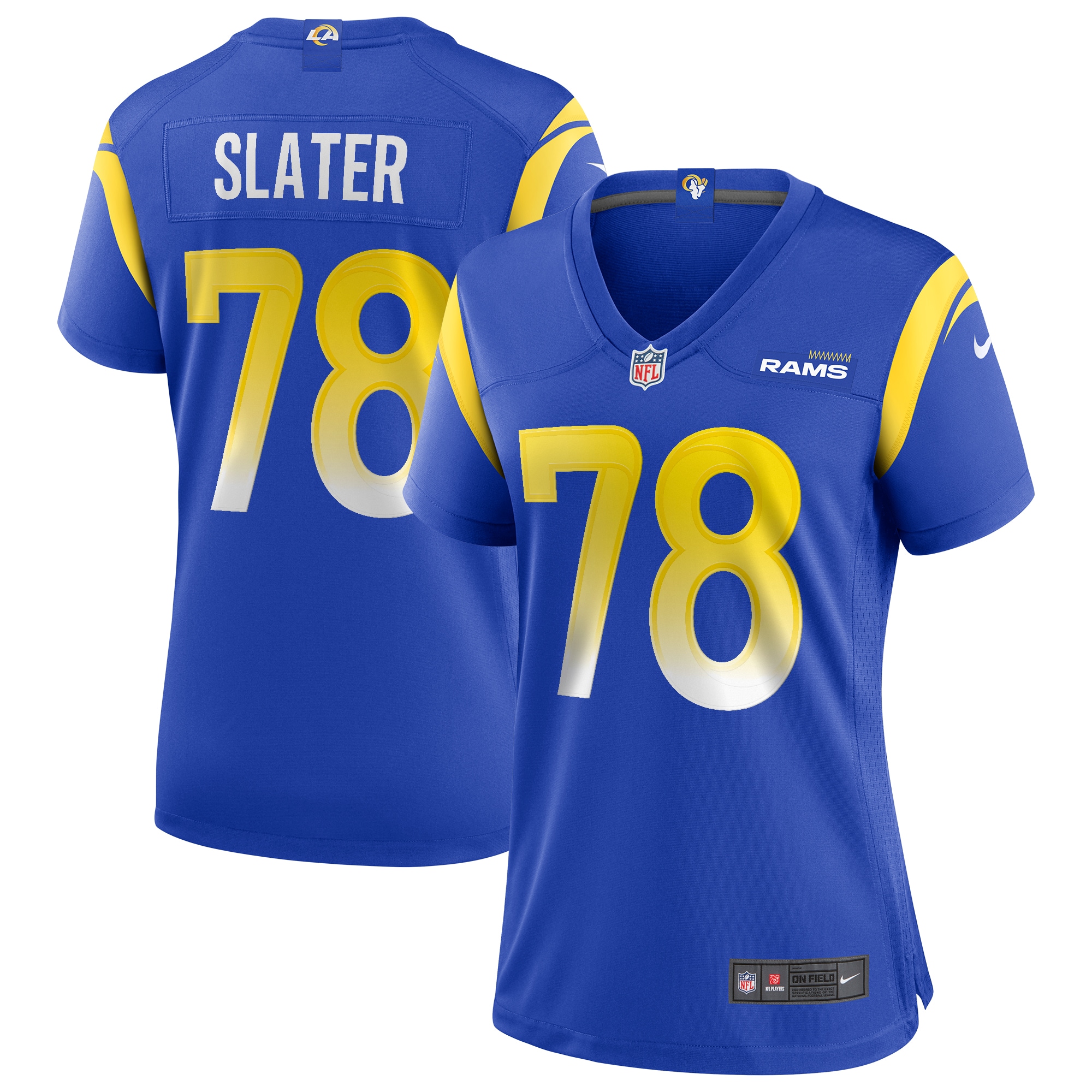 Jackie Slater Los Angeles Rams Nike Women's Game Retired Player Jersey - Royal - vstockx