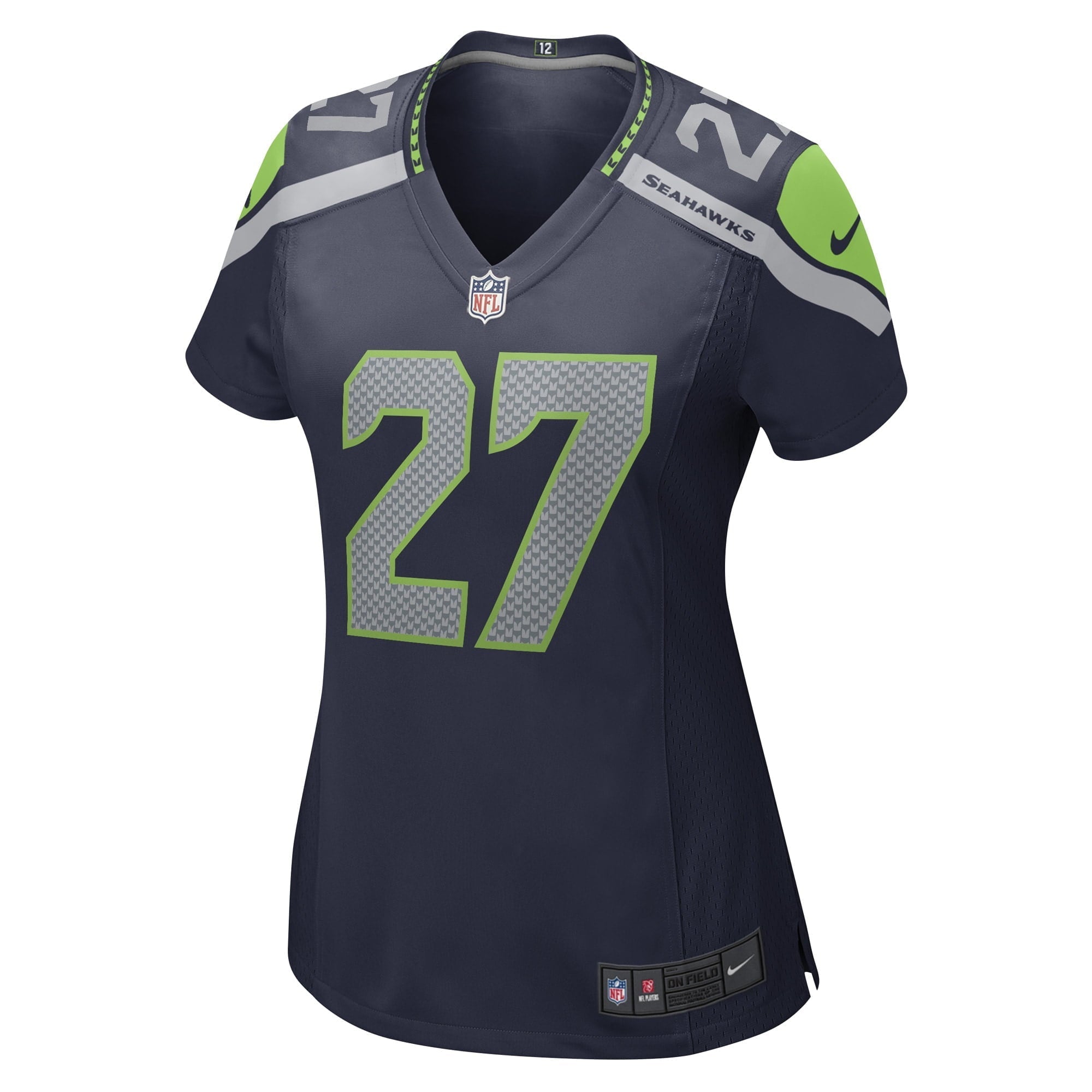 Women's Nike Tariq Woolen College Navy Seattle Seahawks Game Player Jersey - vstockx
