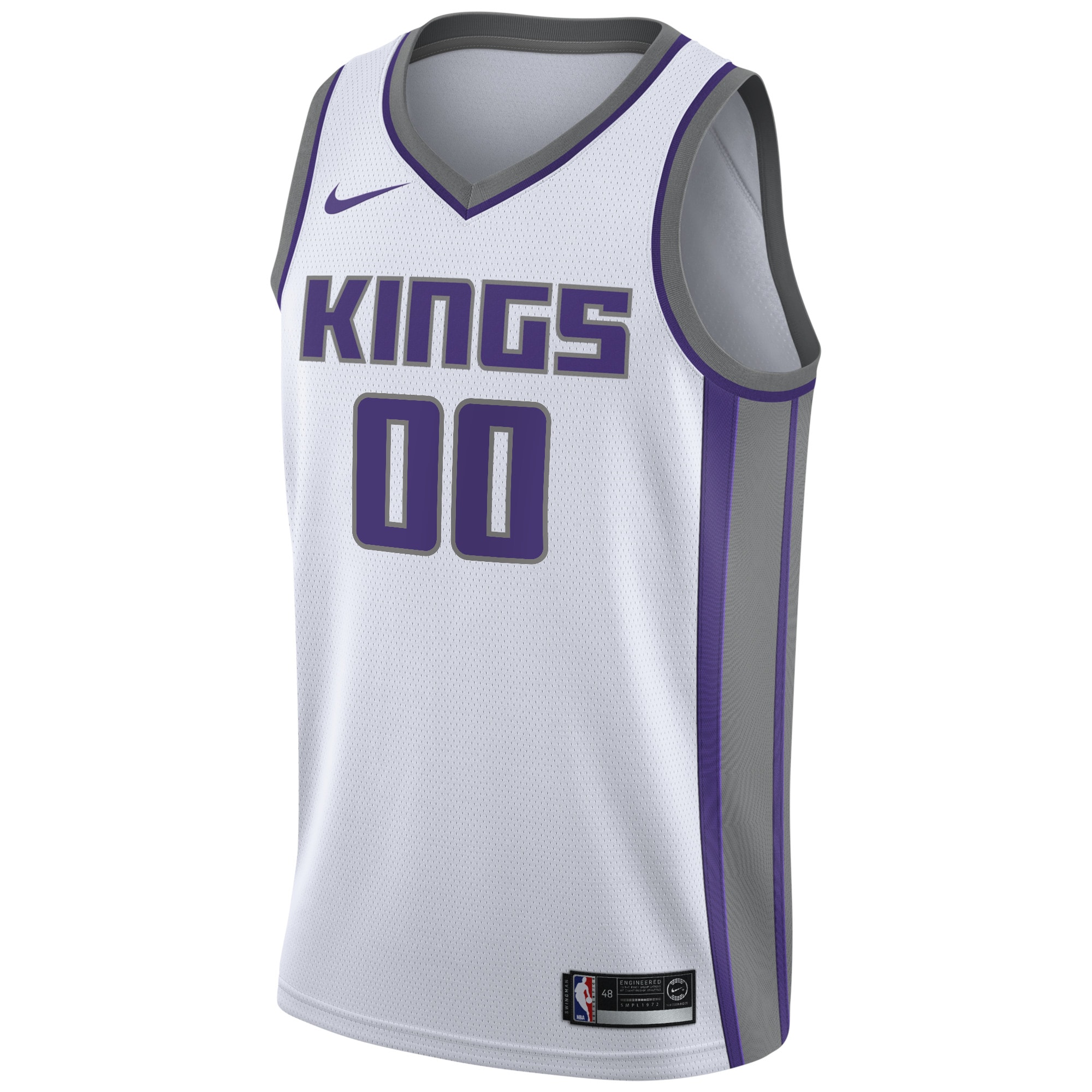 Sacramento Kings Nike Swingman Custom Jersey White - Association Edition - vstockx