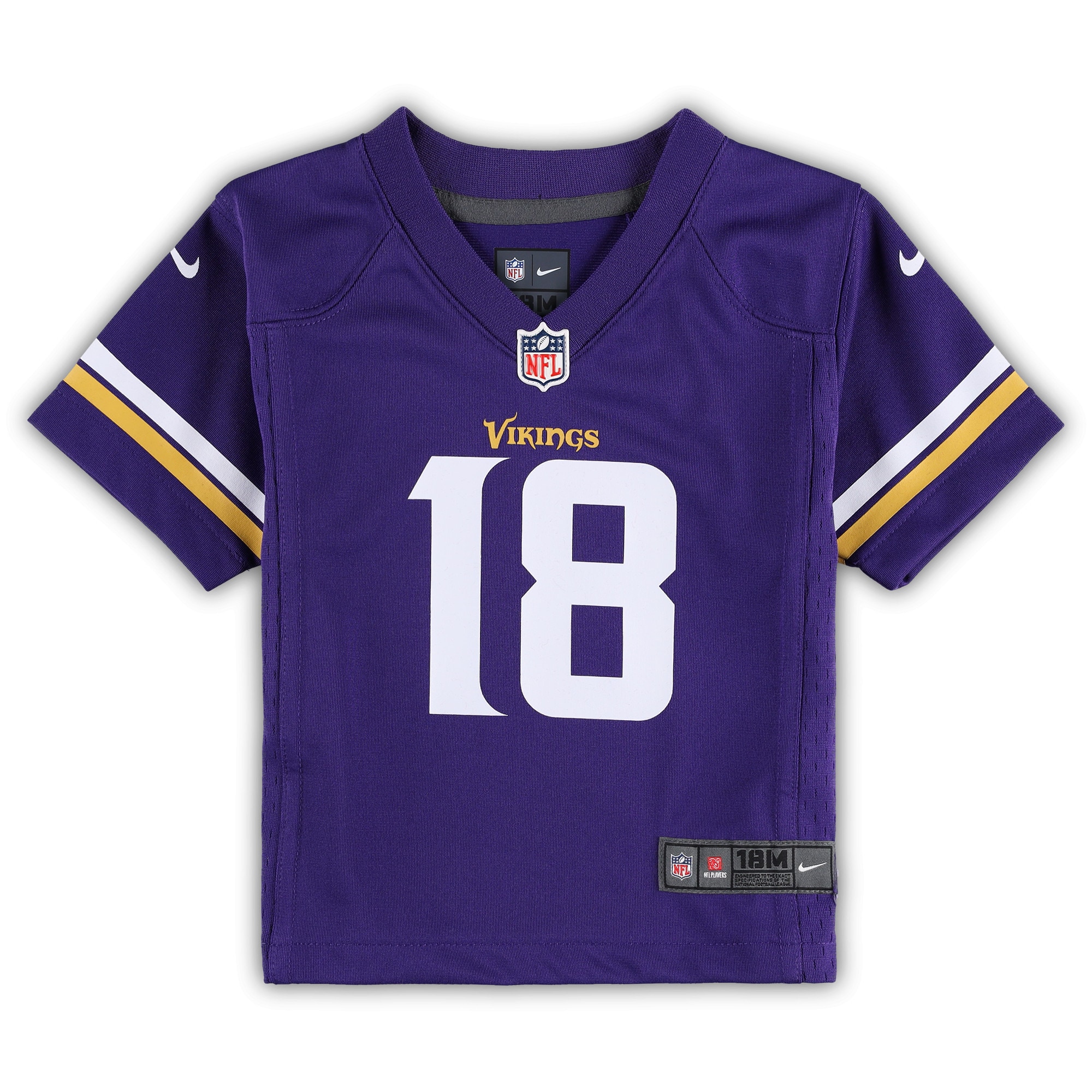 Justin Jefferson Minnesota Vikings Nike Infant Player Game Jersey - Purple - vstockx
