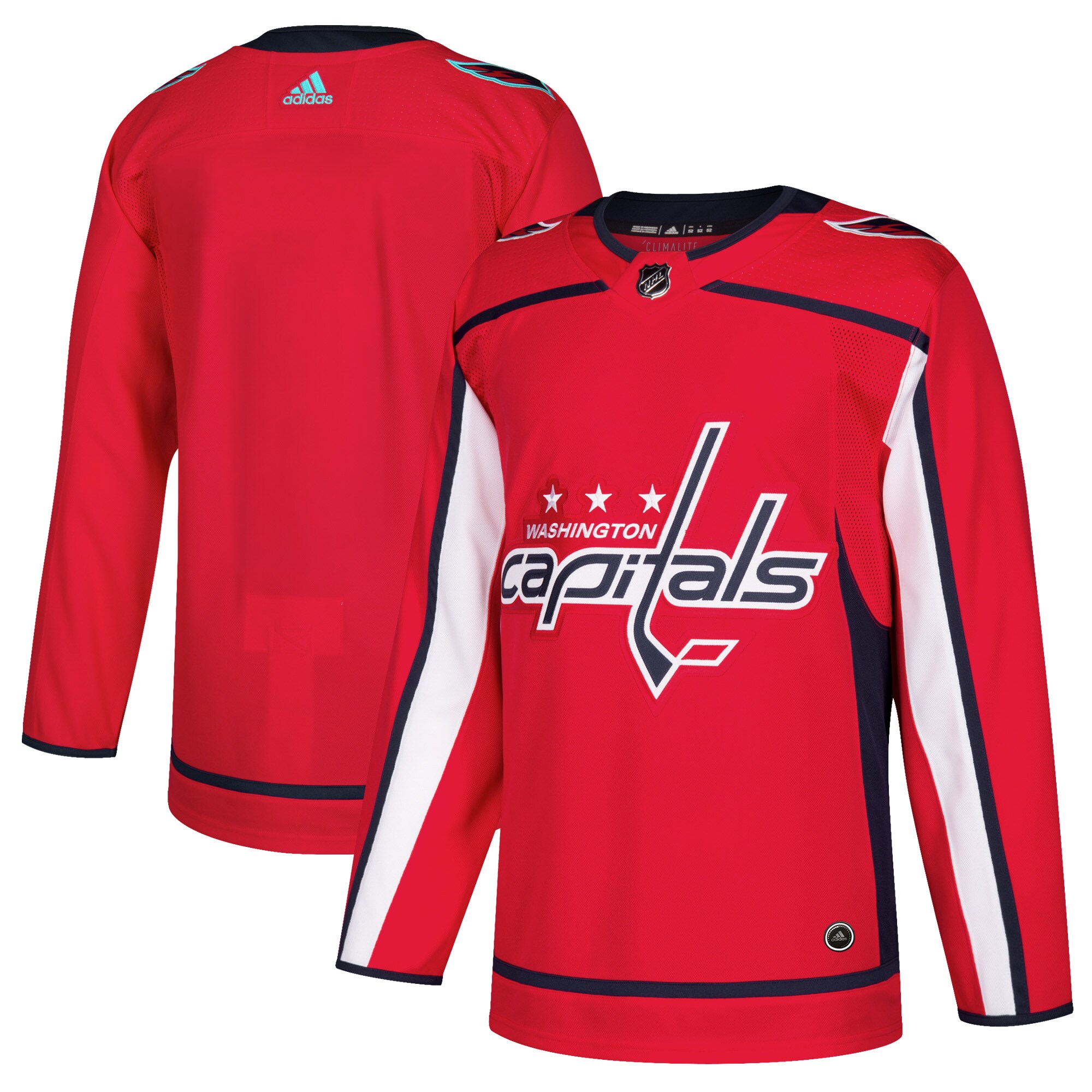 Washington Capitals adidas Home Authentic Blank Jersey - Red - vstockx