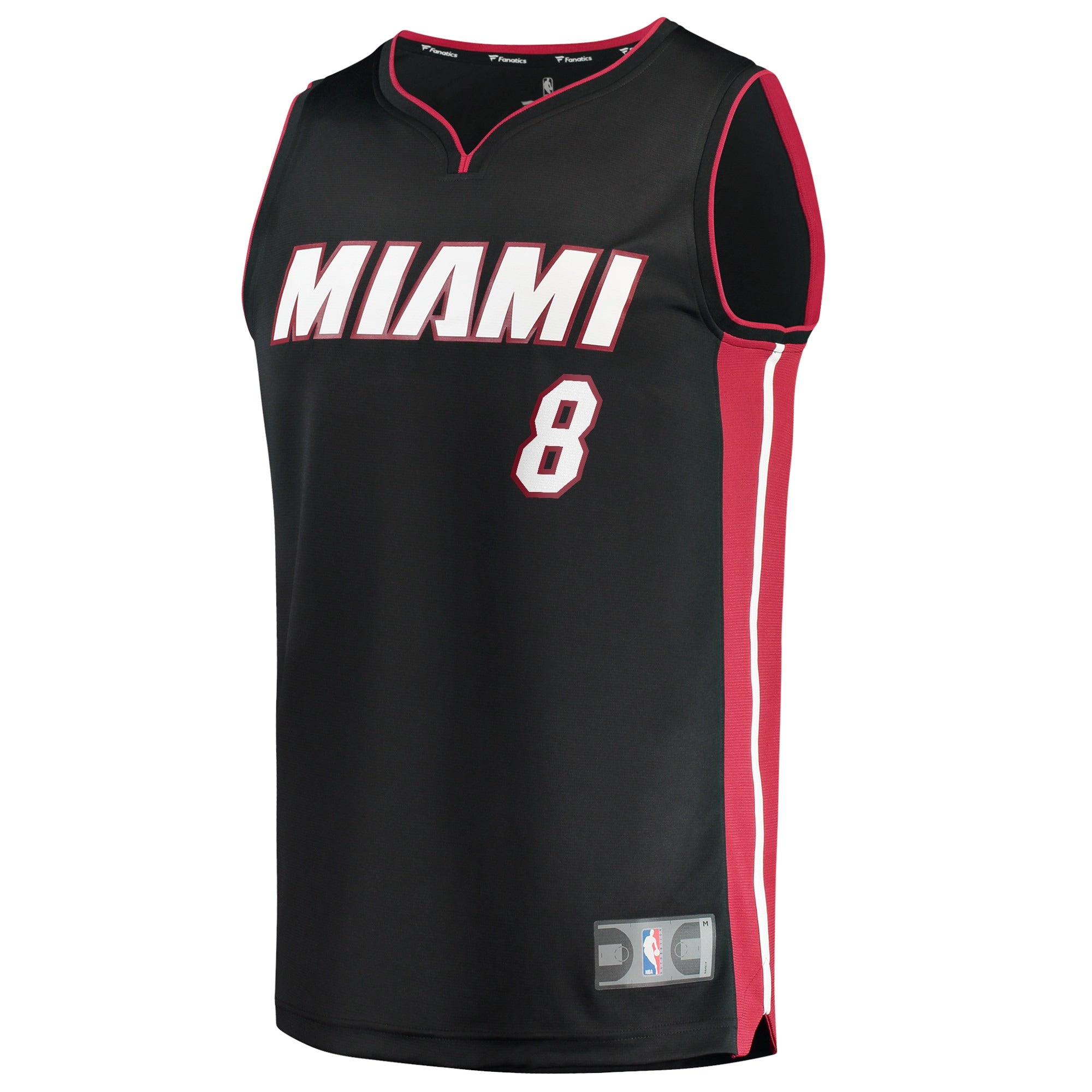 Youth Fanatics Branded Markieff Morris Black Miami Heat 2021/22 Fast Break Replica Jersey - Icon Edition - vstockx