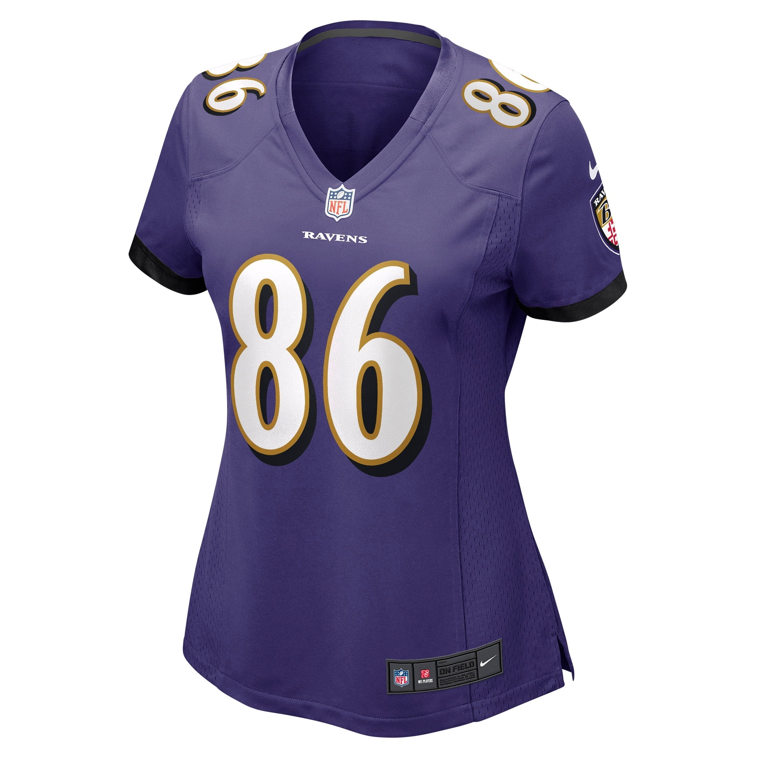 Women's Nike Nick Boyle Purple Baltimore Ravens Game Jersey - vstockx
