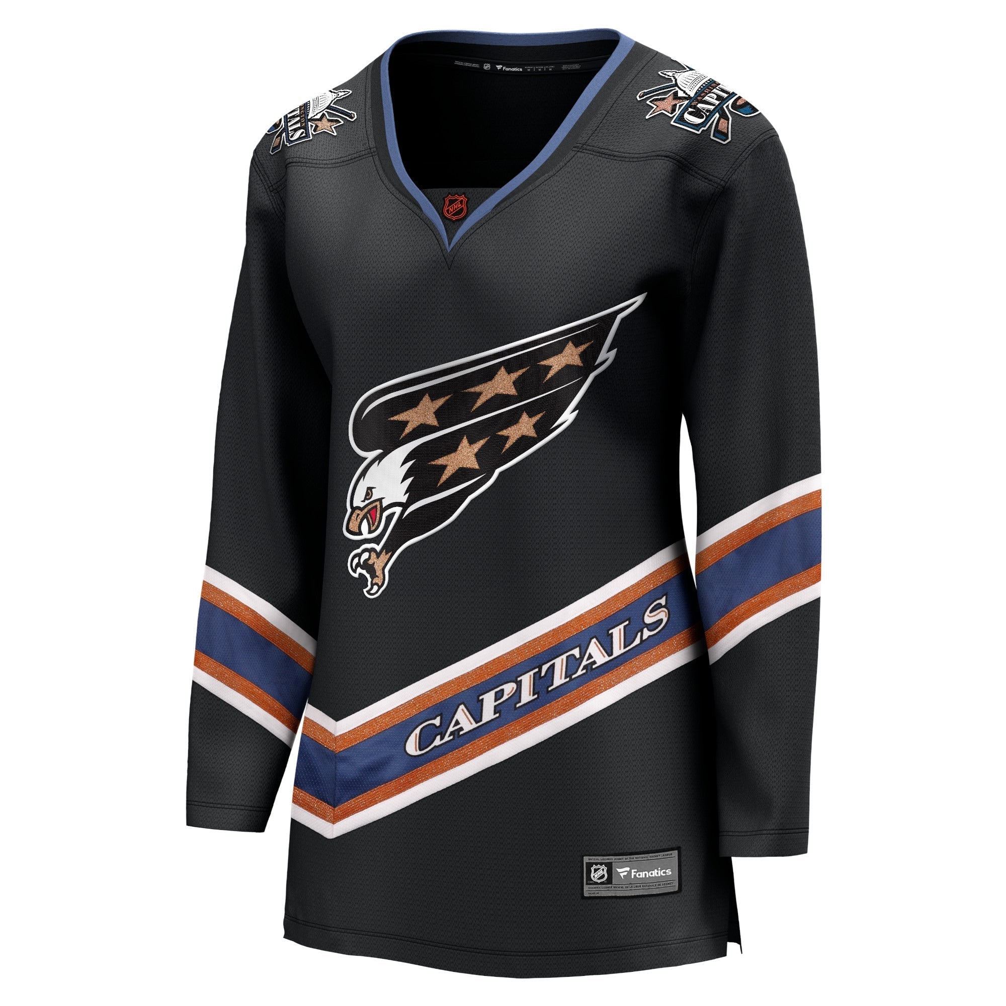 Women's Fanatics Branded Black Washington Capitals Special Edition 2.0 Breakaway Blank Jersey - vstockx