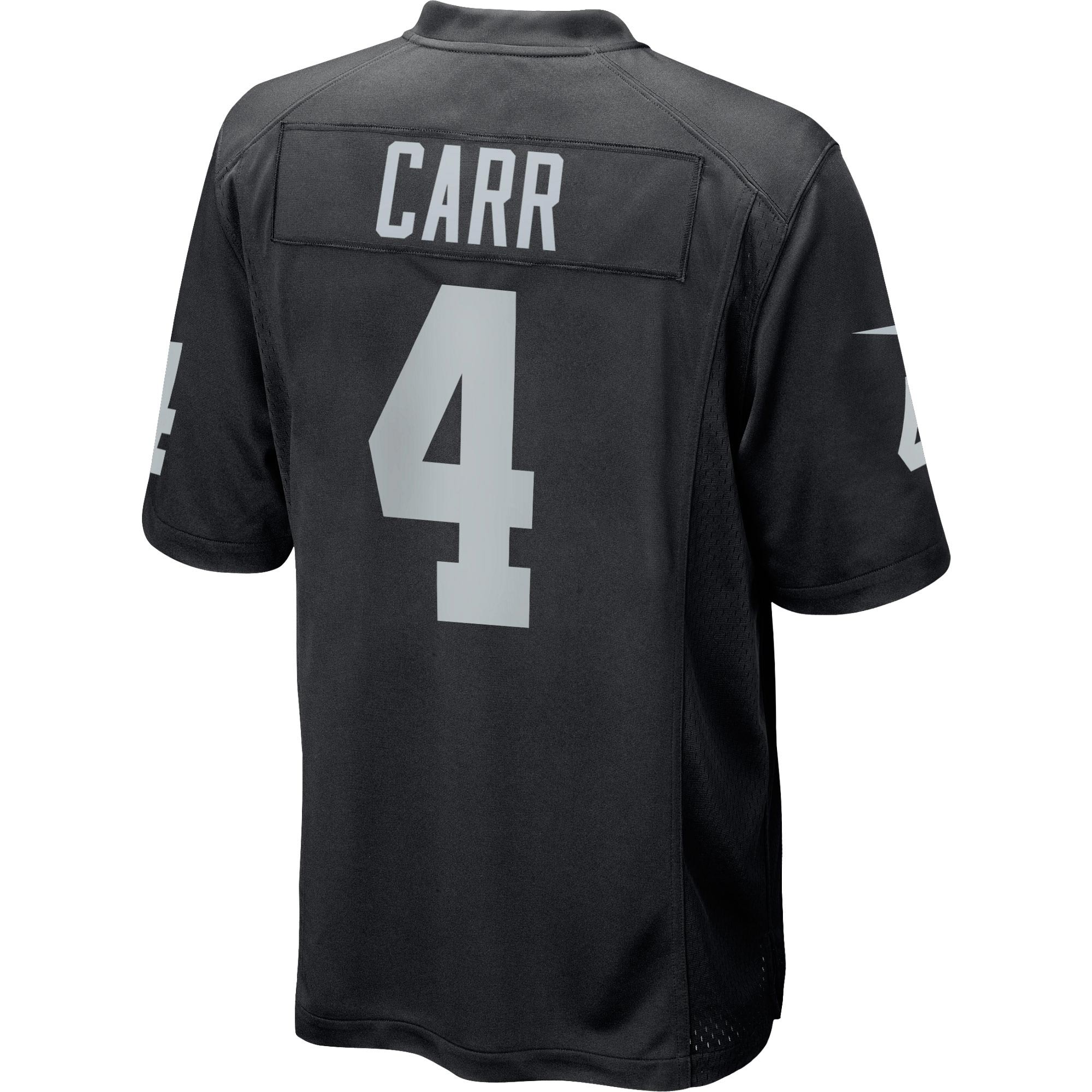 Derek Carr Las Vegas Raiders Nike Youth Team Color Game Jersey - Black - vstockx