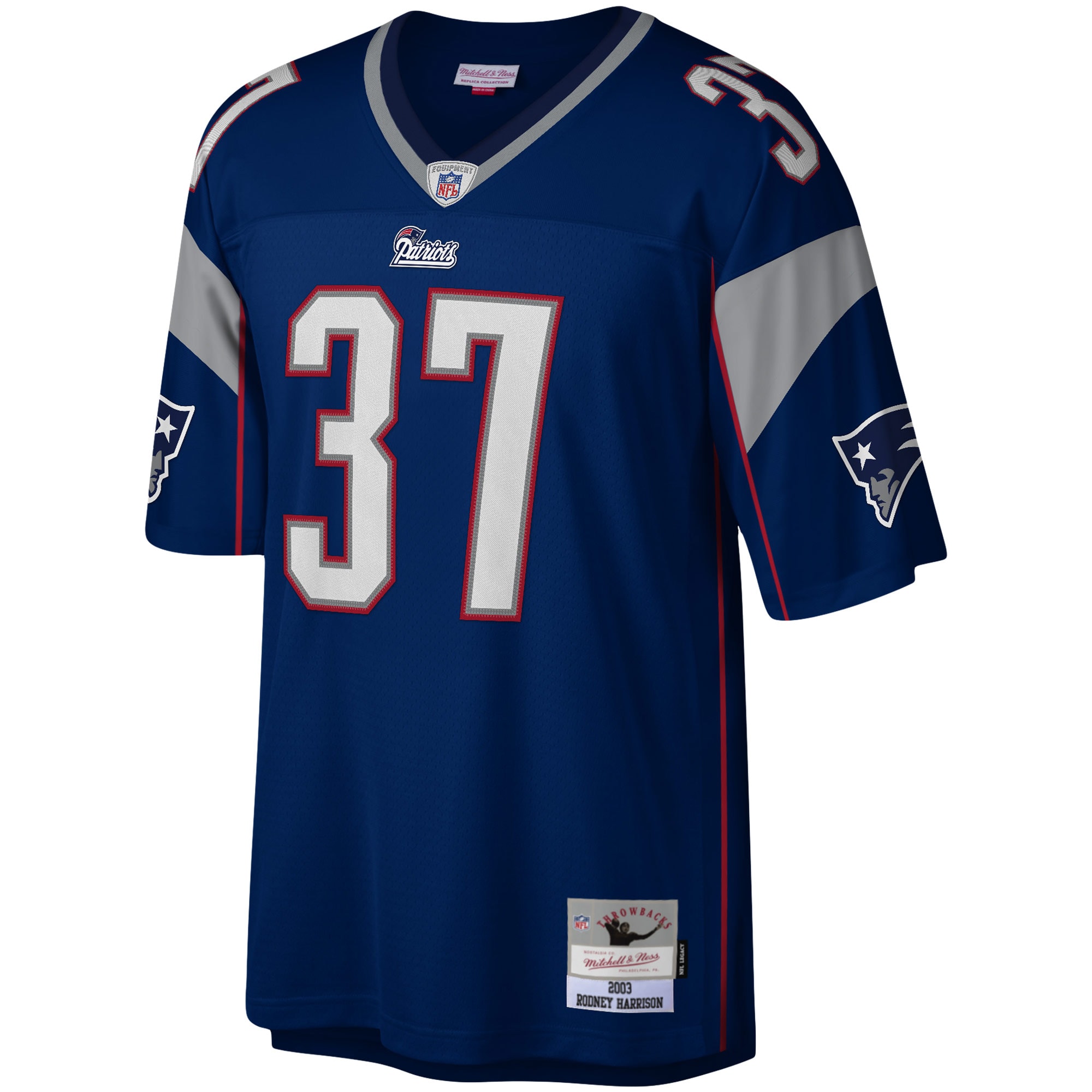 Rodney Harrison New England Patriots Mitchell & Ness Legacy Replica Jersey - Navy - vstockx