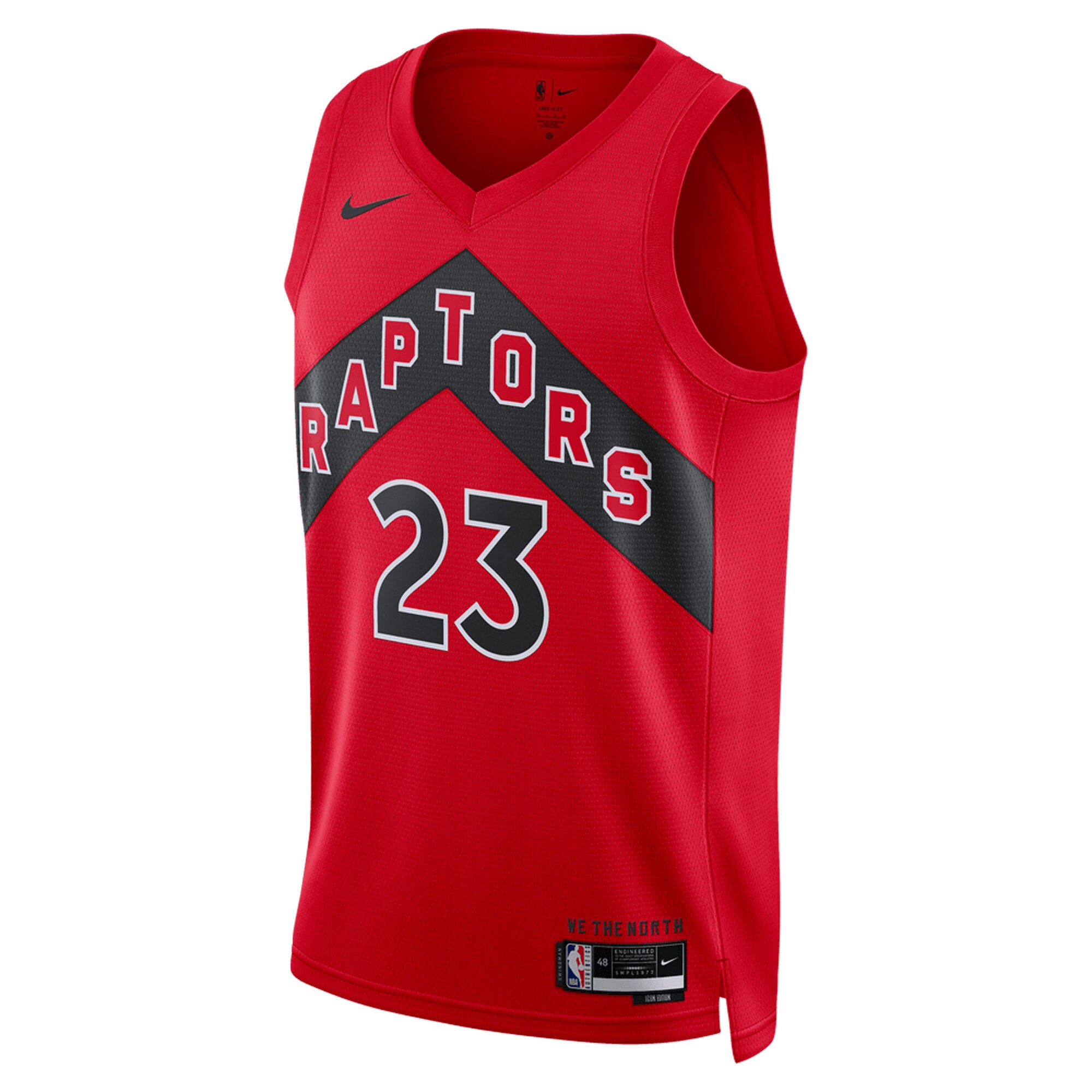 Fred VanVleet Toronto Raptors Nike Unisex Swingman Jersey - Association Edition - Red - vstockx