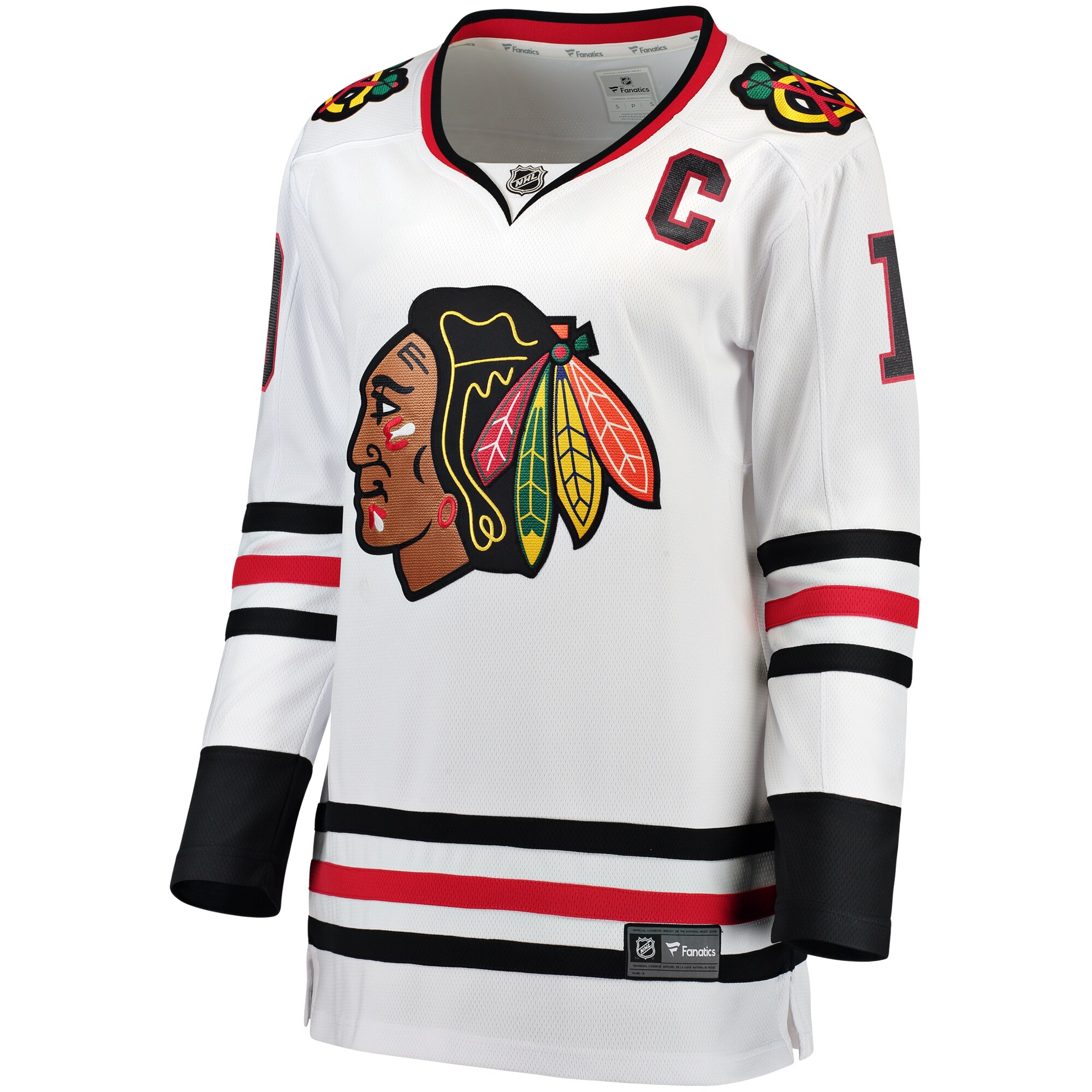 Jonathan Toews Chicago Blackhawks Fanatics Branded Women's Breakaway Player Jersey - White - vstockx