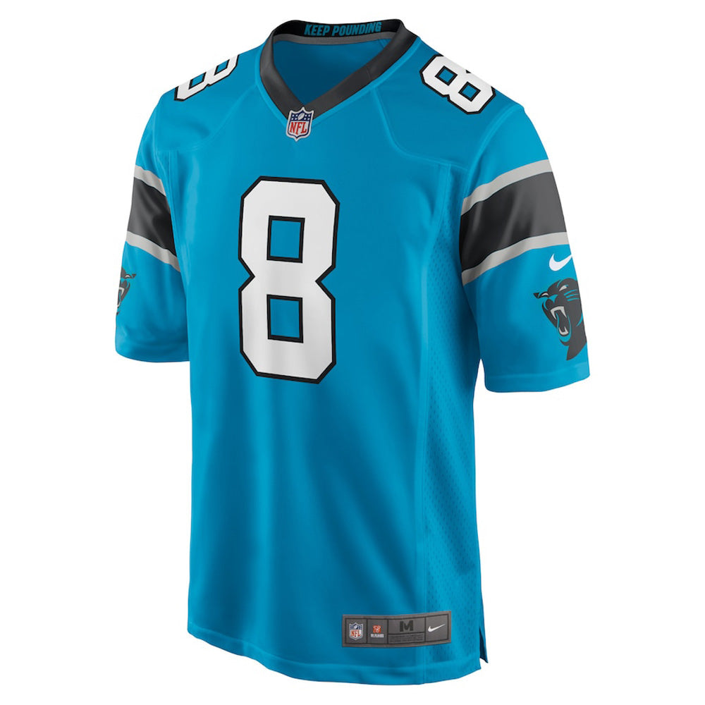 Youth Carolina Panthers Jaycee Horn Game Jersey - Blue - vstockx