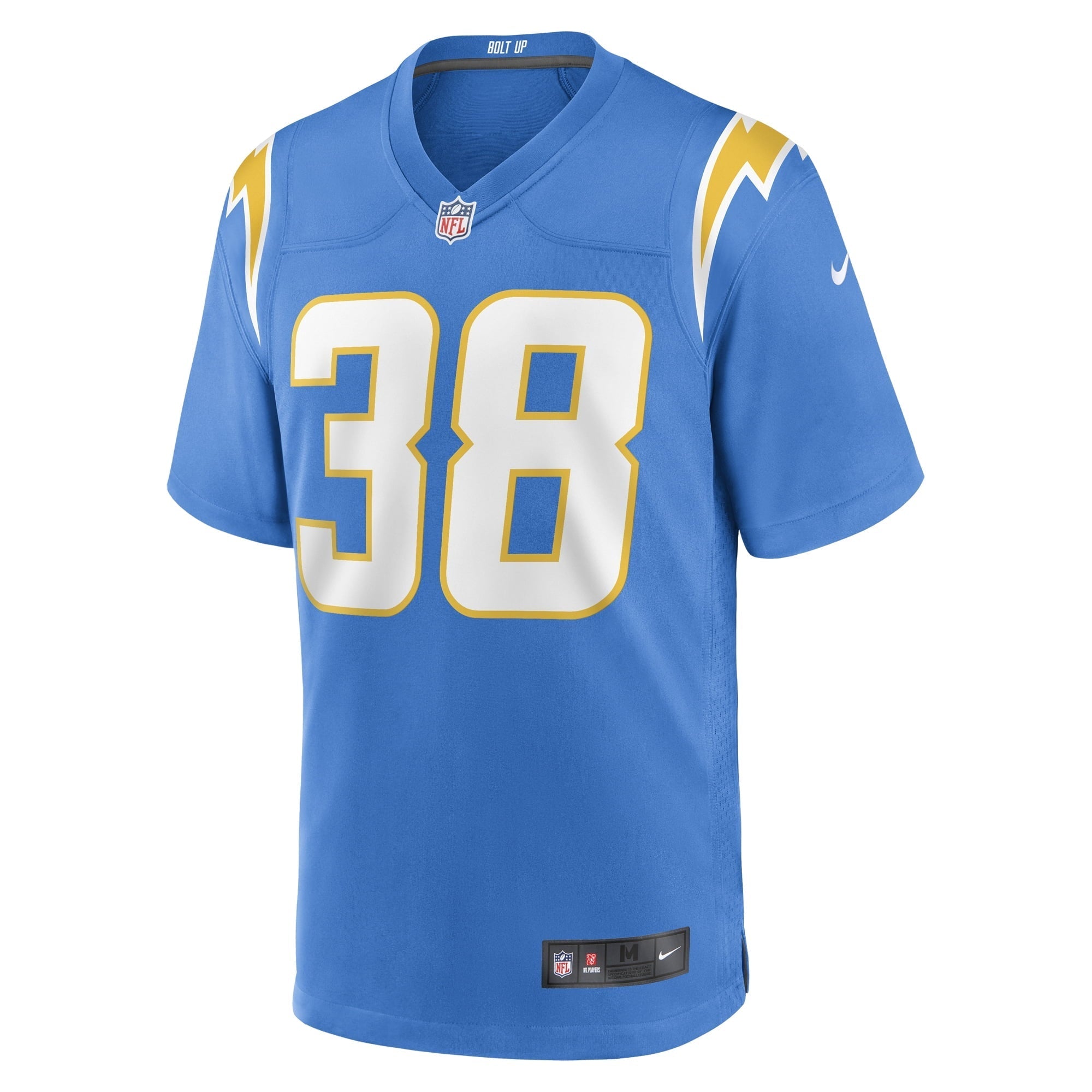 Men's Nike Milton Wright Powder Blue Los Angeles Chargers Game Jersey - vstockx