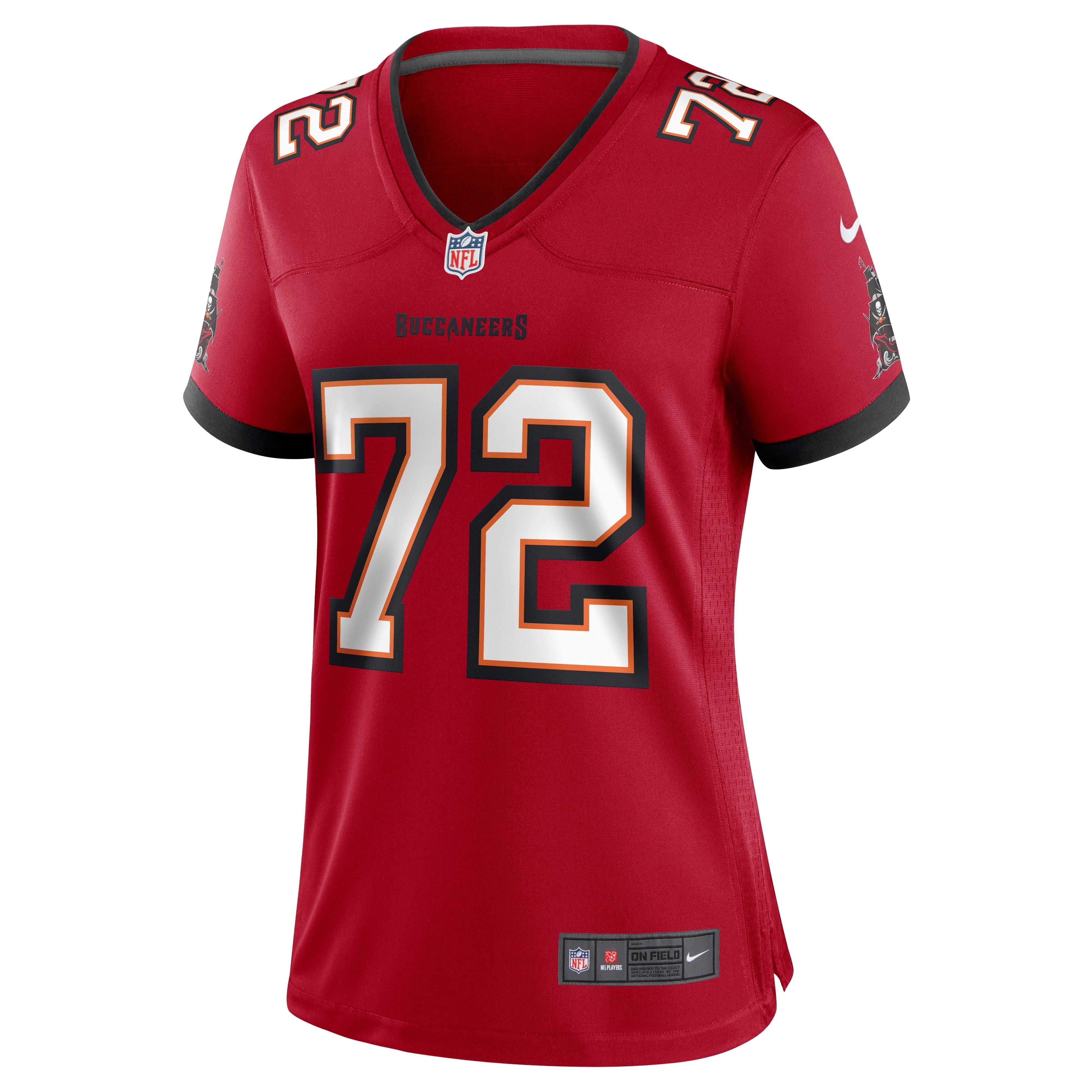 Women's Nike Josh Wells Red Tampa Bay Buccaneers Game Jersey - vstockx
