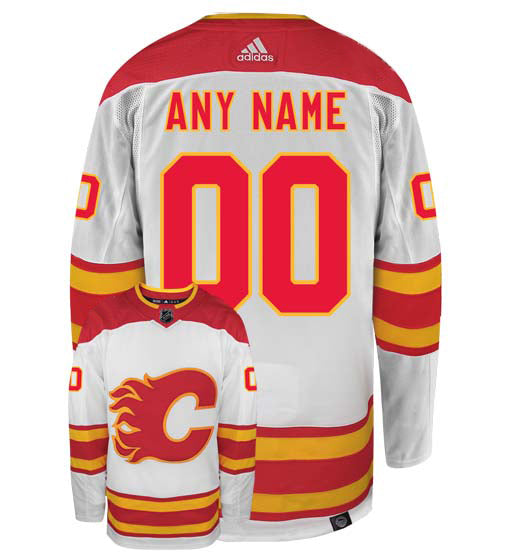 Customizable Calgary Flames Adidas Primegreen Authentic NHL Hockey Jersey - vstockx