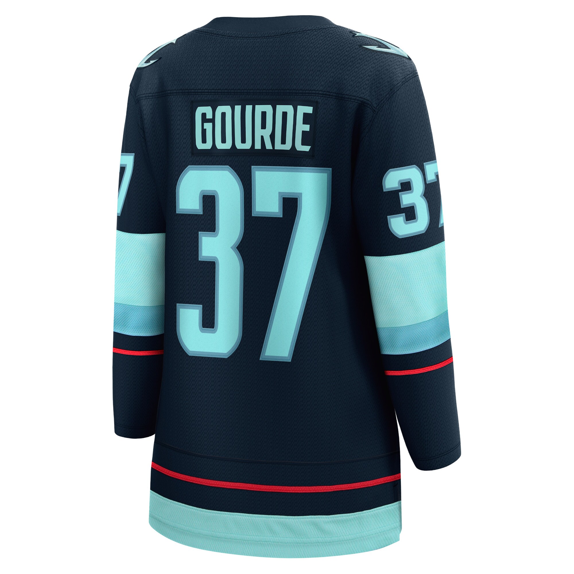 Yanni Gourde Seattle Kraken Fanatics Branded Women's Home Breakaway Player Jersey - Navy - vstockx