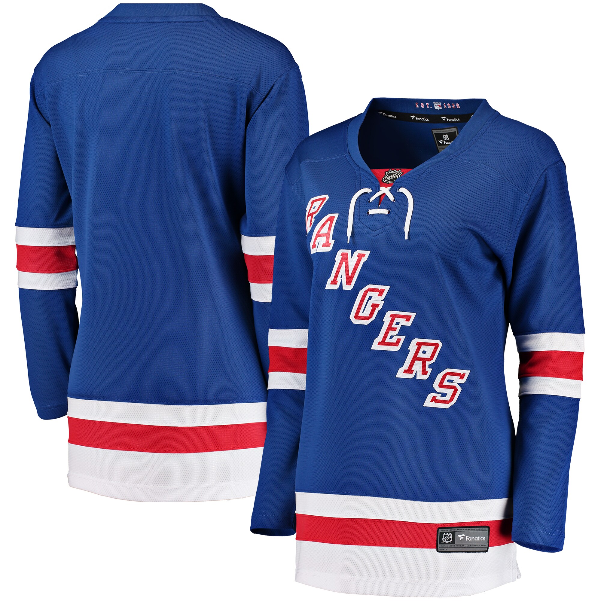 New York Rangers Fanatics Branded Women's Breakaway Home Jersey - Red - vstockx