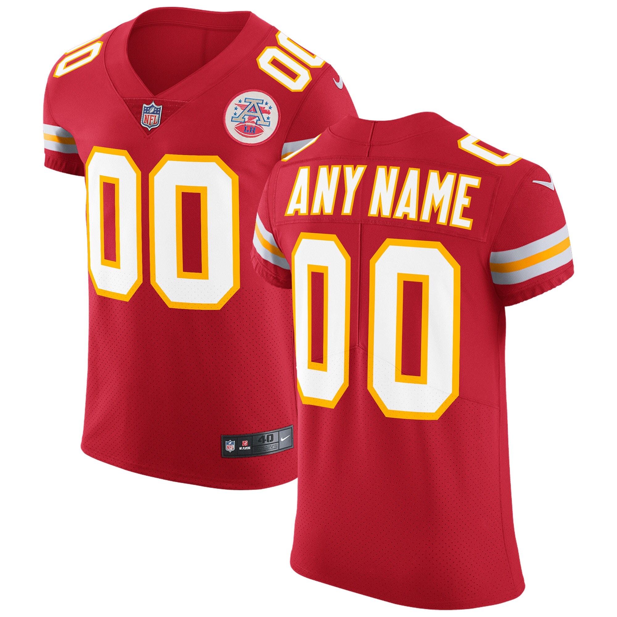 Kansas City Chiefs Nike Vapor Untouchable Custom Elite Jersey - Red - vstockx