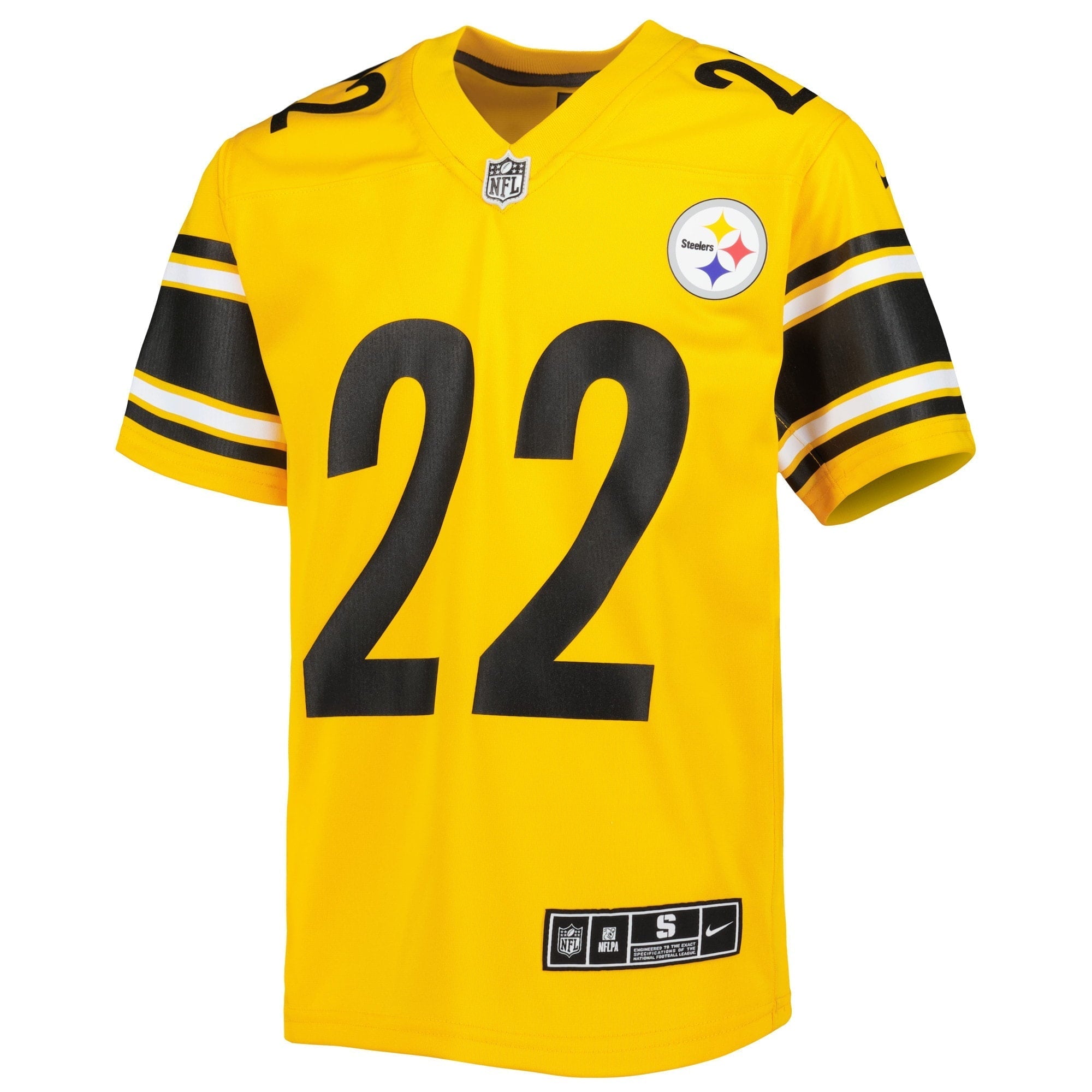 Youth Nike Najee Harris Gold Pittsburgh Steelers Inverted Game Jersey - vstockx